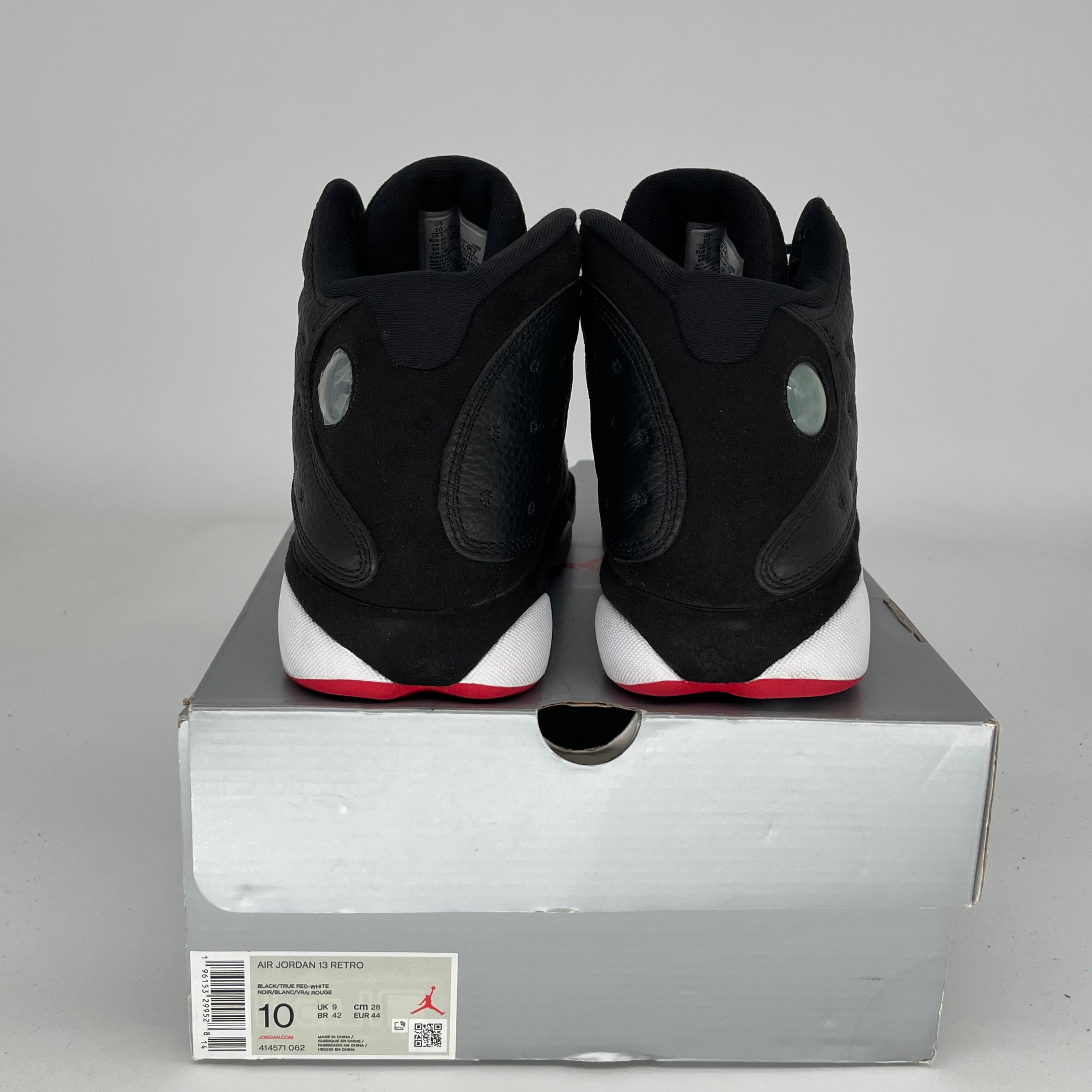 AIR JORDAN 13 PLAYOFFS Basketball Shoes Men's Size 10 - Black/True Red (414571-062) for Court Performance & Streetwear Style