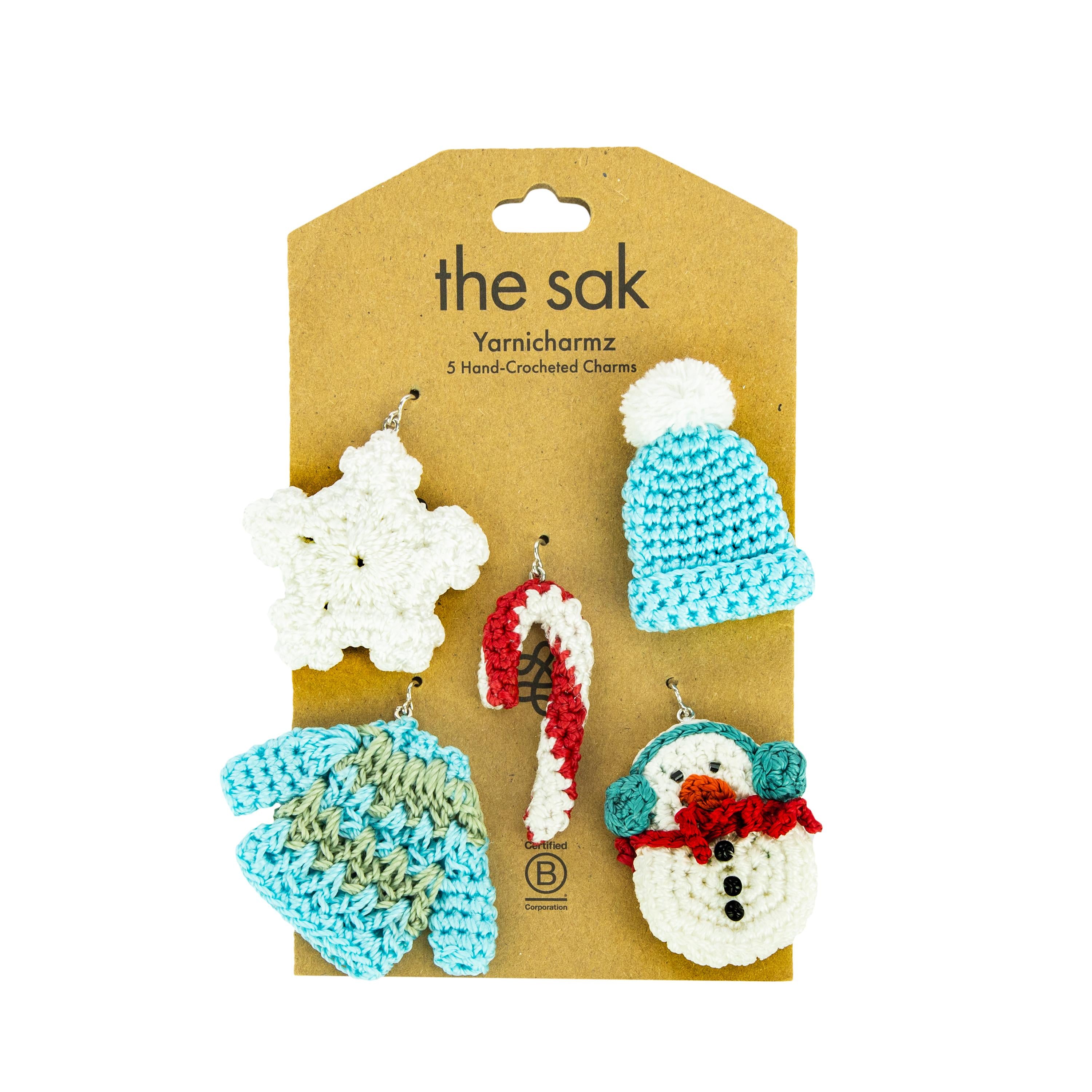 Yarnicharmz 5 Pack - Premium Quality Yarn Charms for Knitting & Crocheting - Perfect for DIY Crafts, Scrapbooking, and Jewelry Making