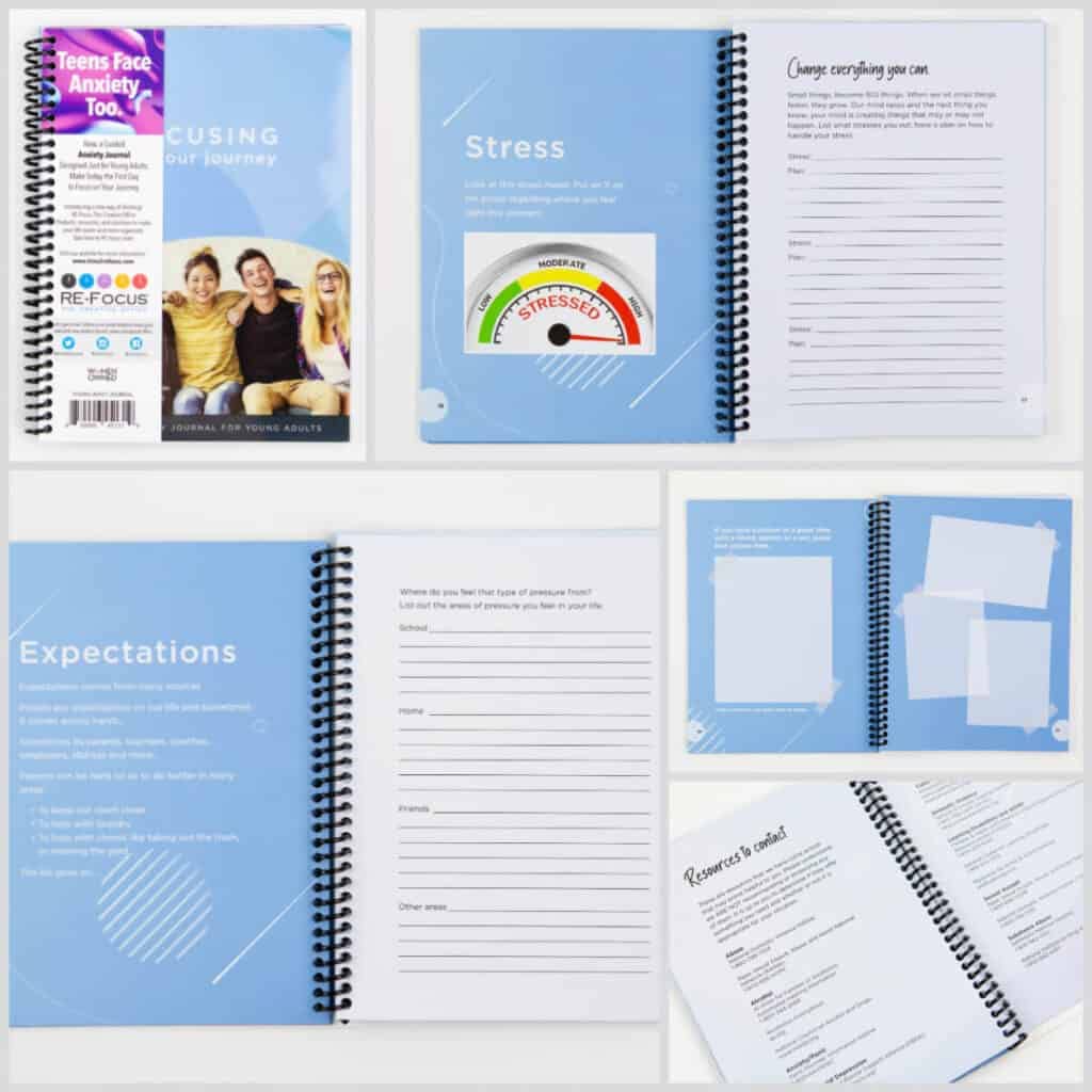 Guided Anxiety Journal for Young Adults - Mindfulness & Self-Care Planner with Prompts - Perfect for Stress Relief, Mental Health & Personal Growth Journey