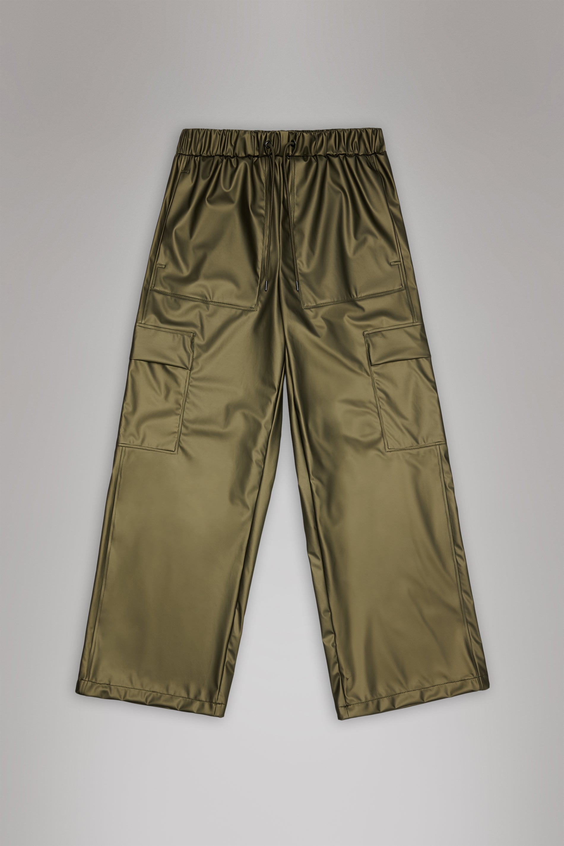 Waterproof Cargo Rain Pants for Men & Women - Heavy Duty Work Rainwear with Wide Leg Design - Perfect for Outdoor Work, Hiking, and Camping in Wet Weather