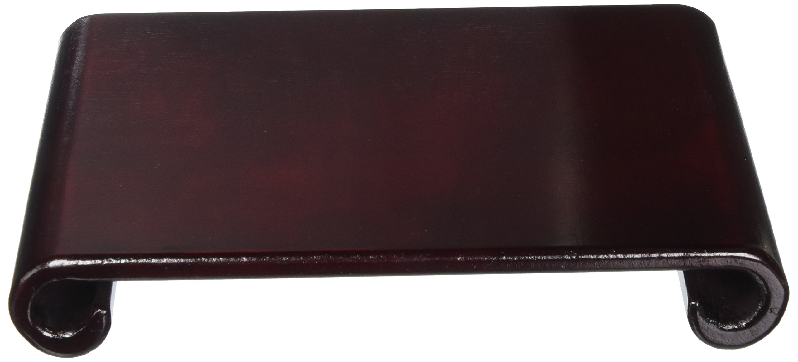 Extra Large Red Lantern Rosewood Scroll Stand - Handcrafted Chinese Calligraphy Display for Home Decor & Zen Meditation Spaces