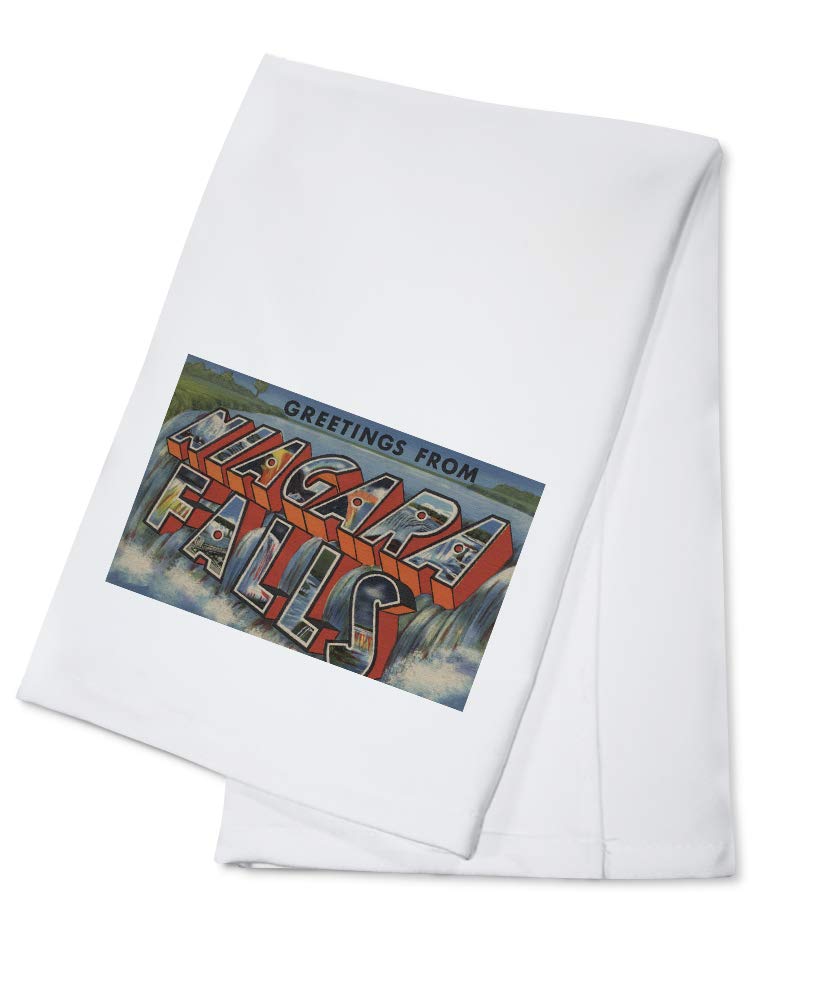 Niagara Falls New York Cotton Tea Towel - 100% Absorbent Decorative Hand Towel for Kitchen, Bathroom & Home Decor - Perfect for Dish Drying, Gift Giving & Farmhouse Style