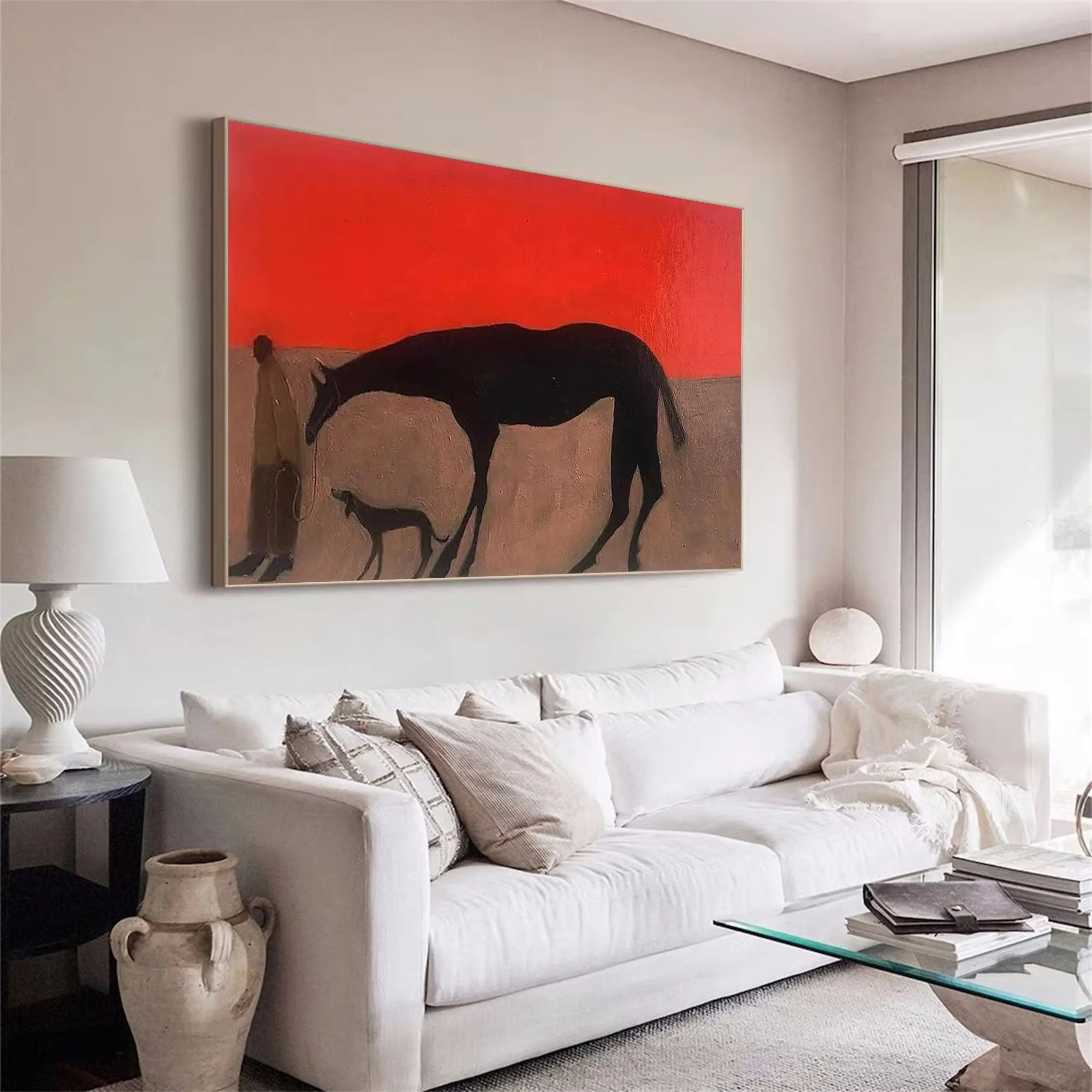 Animal Art Painting #AP025 - Handmade Wildlife Canvas Art for Home & Office Decor | Perfect for Living Room, Bedroom, or Gift