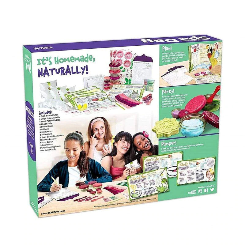 All Natural Spa Gift Set - Host a Relaxing Spa Party for 4 | Perfect for Girls Night, Bachelorette Parties & Self-Care Days