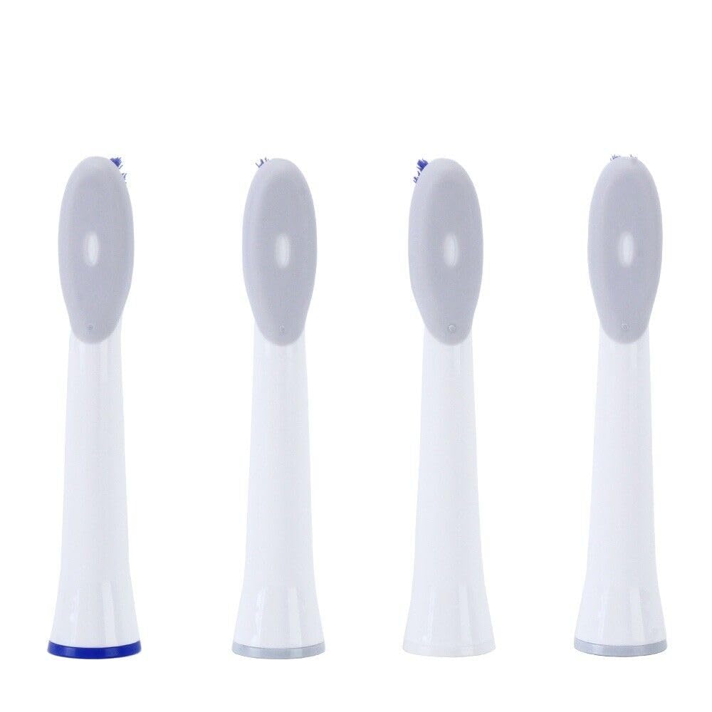 Pulsonic Slim Replacement Toothbrush Heads for Precise Teeth Cleaning - 16 Pack - Compatible with Most Electric Toothbrushes - Ideal for Travel & Daily Oral Care