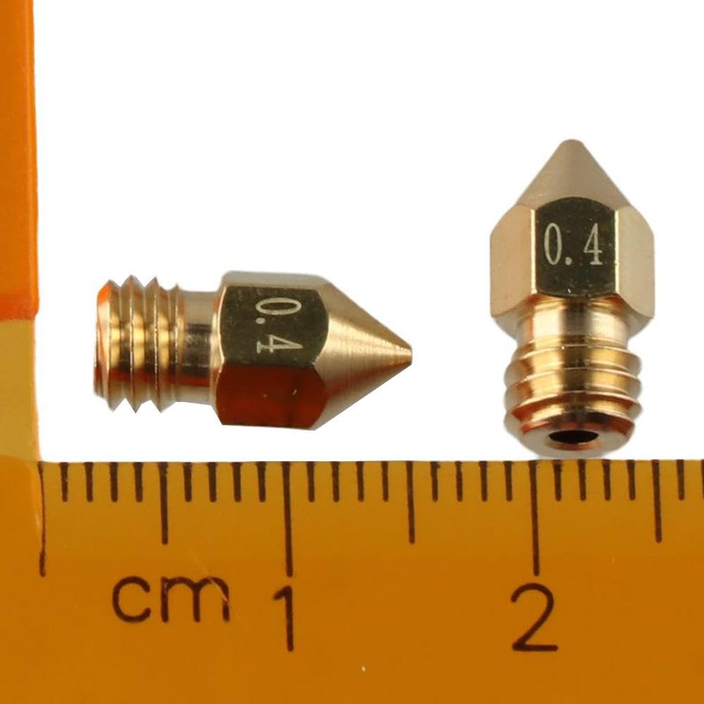 20PCS 3D Printer Nozzle Kit - Stainless Steel & Brass Extruder Nozzles with Cleaning Tools | High Temperature Resistant for 3D Printing, DIY Projects & Home Repairs