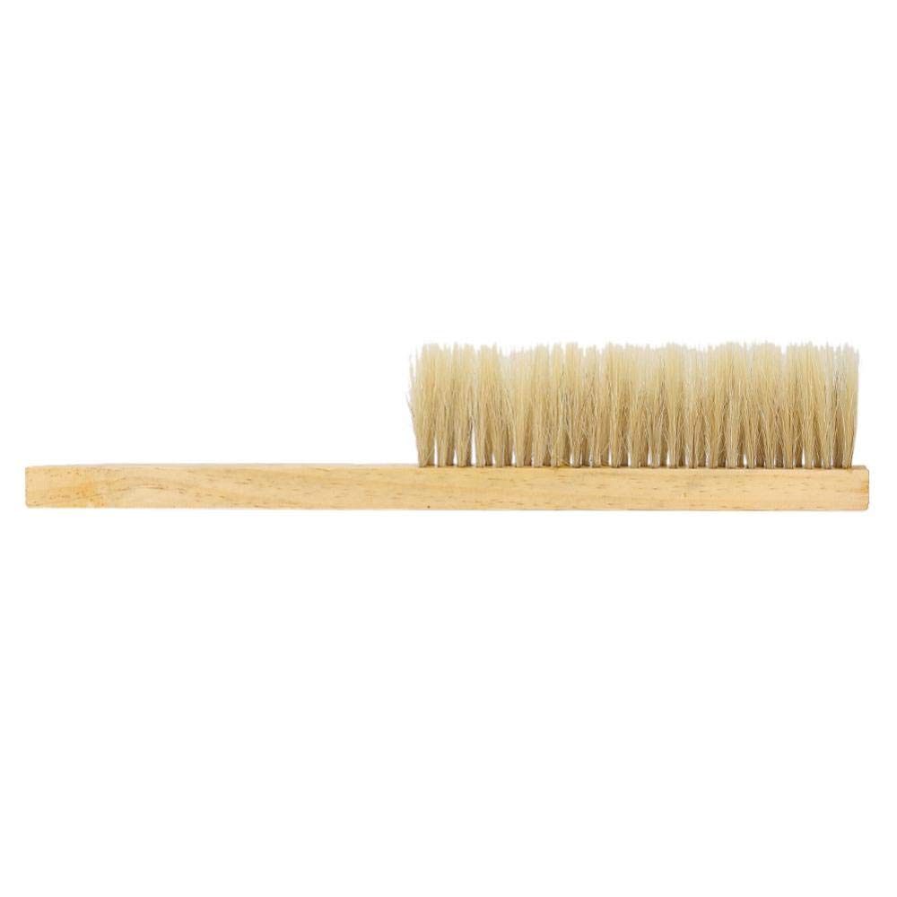 Premium Bee Brush with Soft Pig Bristles & Wooden Handle - Gentle Hive Cleaning Tool for Beekeeping, Honey Harvesting & Apiary Maintenance (Ideal for Bee Farmers & Backyard Beekeepers)
