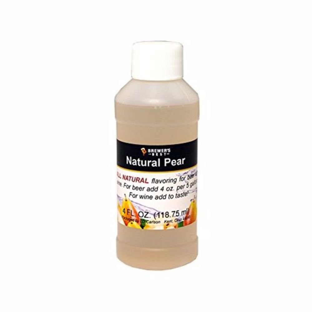 Brewer's Best Natural Pear Flavoring for Beer and Wine - Enhance Homebrew & Winemaking with Authentic Fruit Taste
