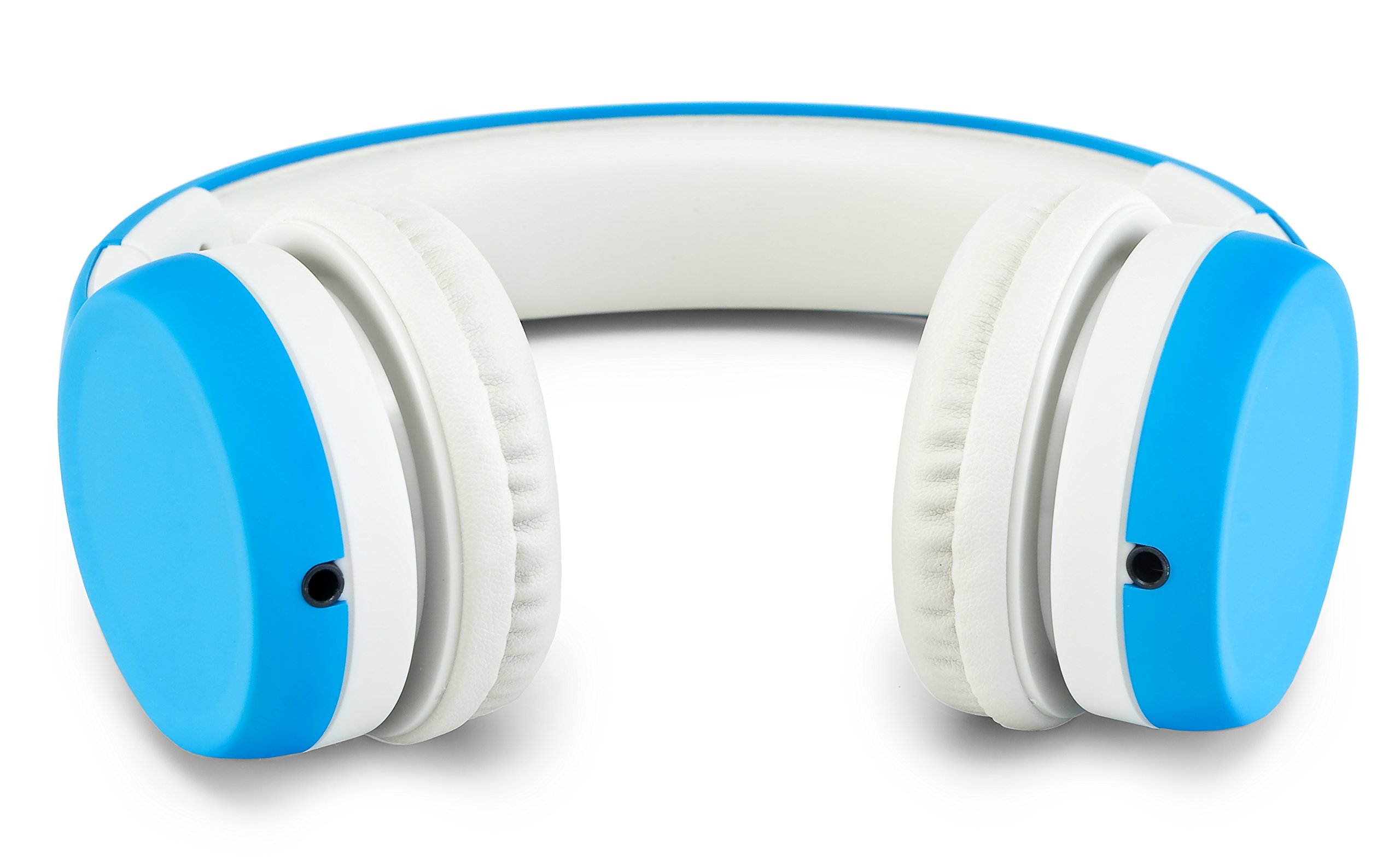 **Kids Volume Limited Headphones - Over Ear Foldable Headphones for Children, Safe & Comfortable (Blue) - Perfect for Online Learning, Gaming & Travel**