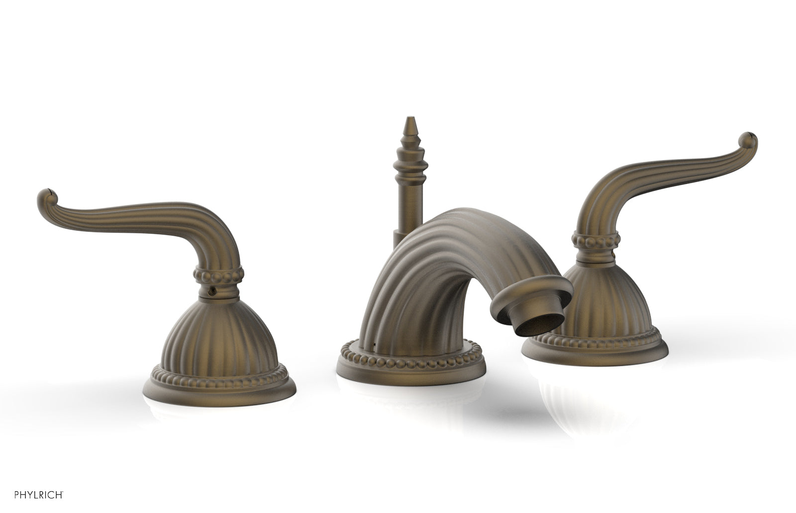 GEORGIAN & BARCELONA Widespread Bathroom Faucet - Low Spout K141 - Perfect for Modern Vanities and Luxury Home Decor