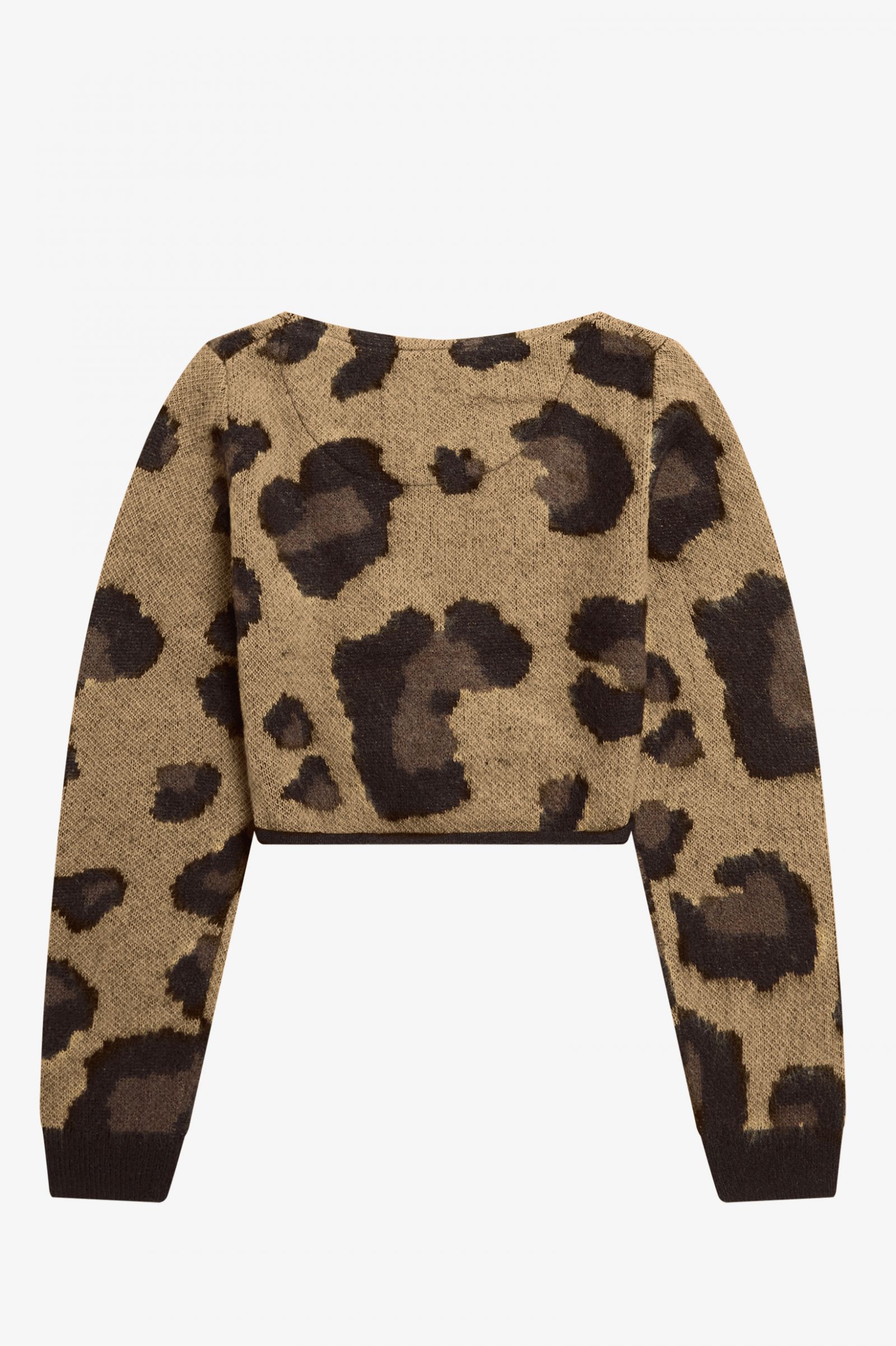 Amy Winehouse Inspired Leopard Print Wrap Cardigan - Stylish & Cozy for Concerts, Parties & Casual Wear