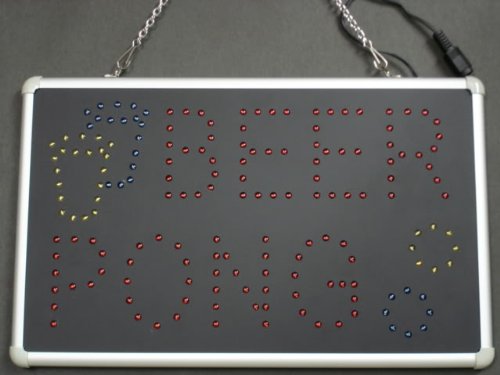 ADVPRO LED015-R Beer Pong LED Neon Light Sign for Bar, Pub, Restaurant & Game Room Decor - Perfect for Parties, Events & Business Advertising