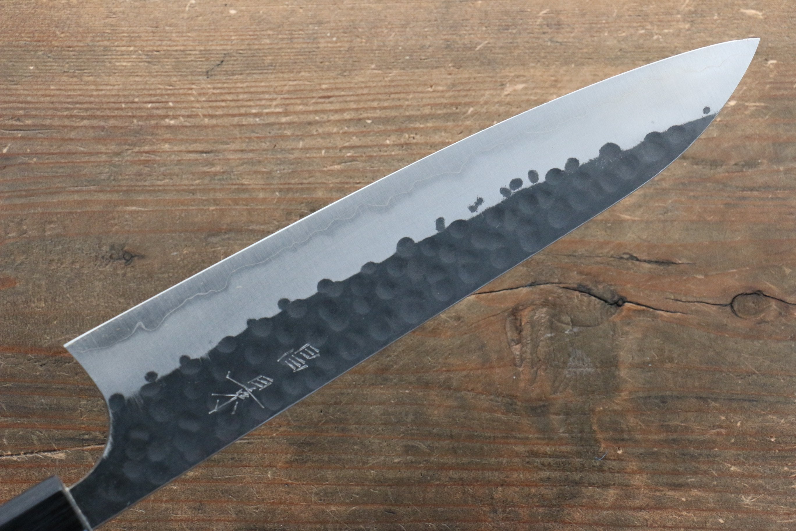 Masakage Koishi Blue Super Gyuto Knife 210mm - Japanese Chef Knife with American Cherry Wood Handle for Professional Cooking & Slicing