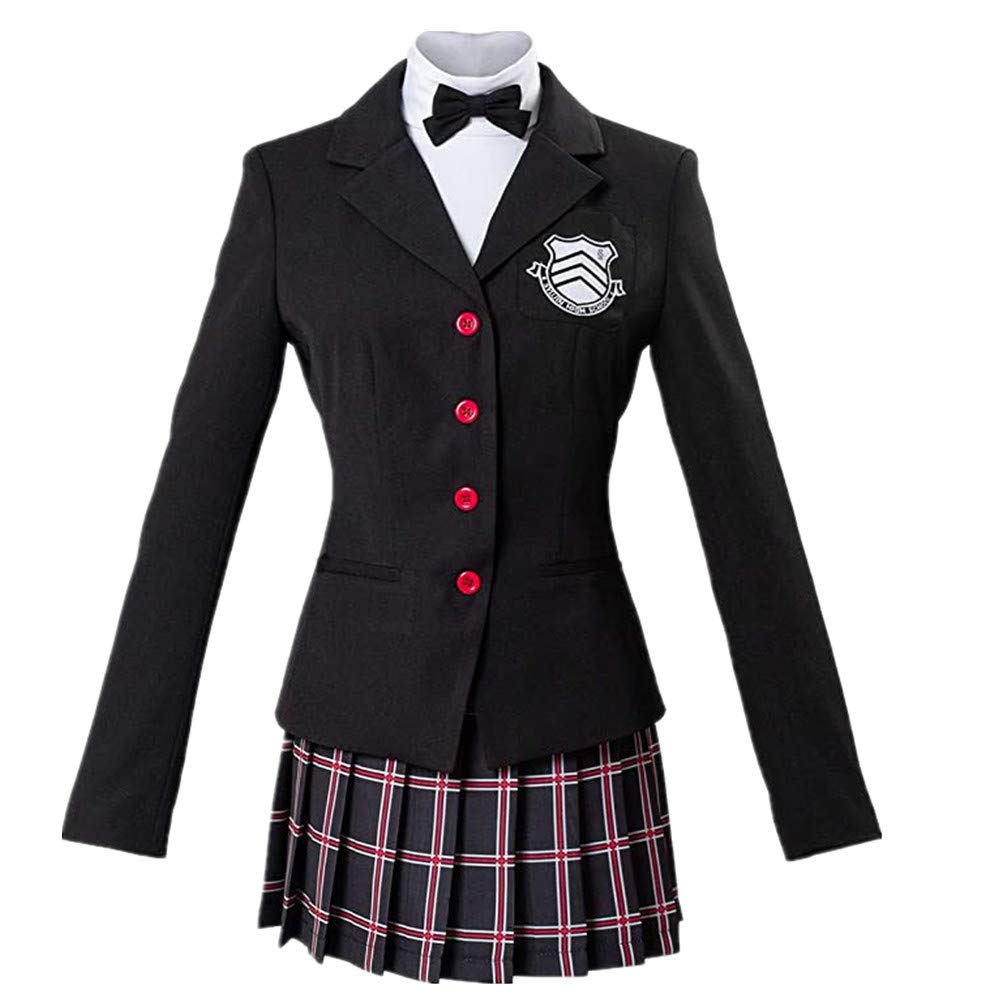 Persona 5 Yoshizawa Kasumi Cosplay Costume - Official Style Uniform Suit for Halloween, Anime Conventions & Role Playing Events | Perfect for Cosplayers, Fans & Collectors