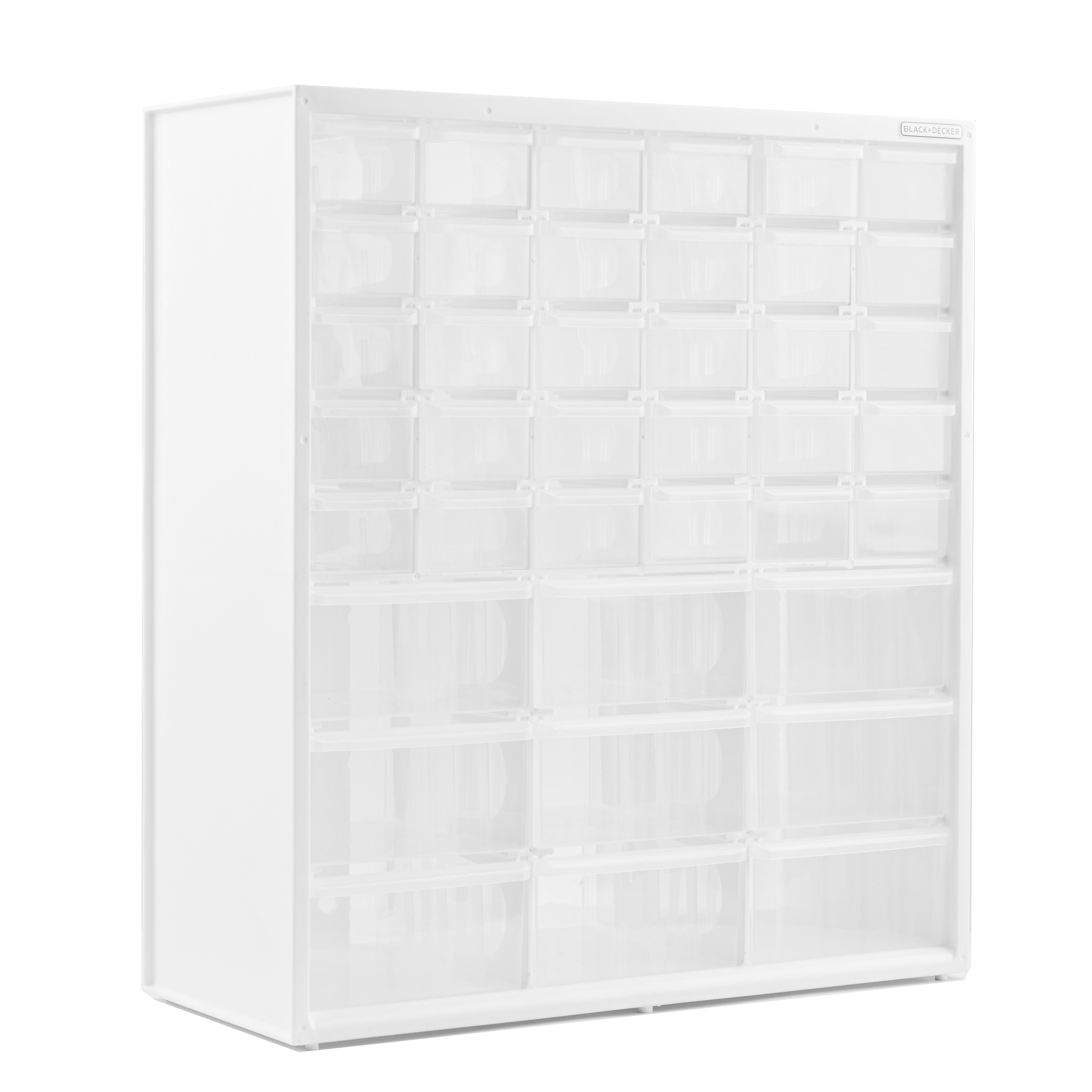 39 Drawer Modular Storage Organizer - Large & Small Bins for Craft Supplies, Tools, Office & Home Organization - Perfect for DIY, Garage, Workshop & Closet Storage