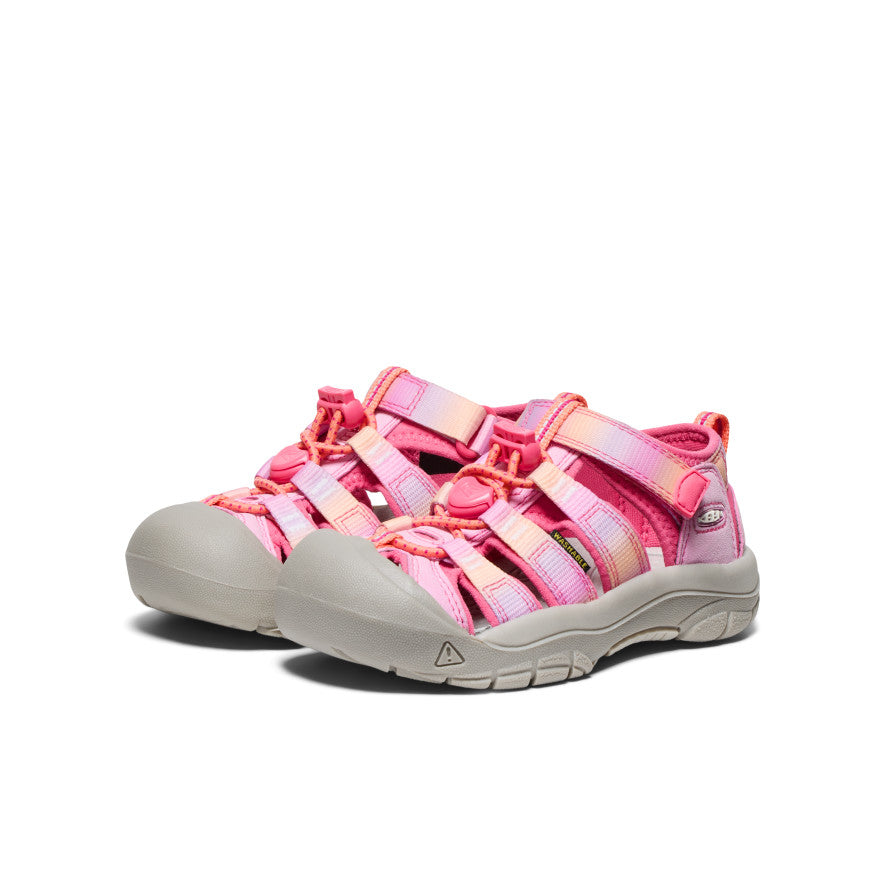 Little Kids' Newport H2 Sandals | Hot Pink/Orchid Petal | Comfortable Water Shoes for Beach, Pool & Summer Play