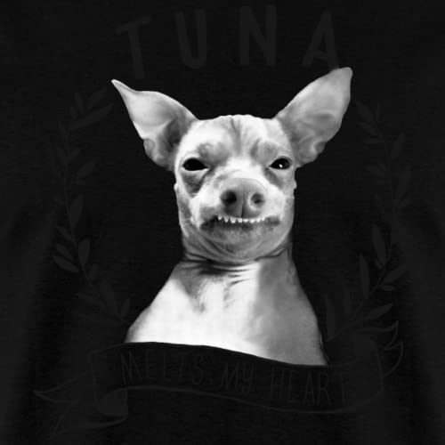 Spreadshirt Tuna Melts My Heart Graphic Men's T-Shirt - Funny Fish Lover Tee for Casual Wear & Gifts