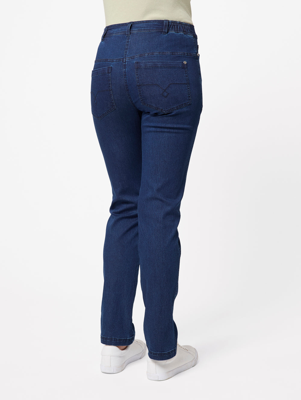 Premium High-Waisted Intense Denim Jeans for Women - Stretch Skinny Jeans with Comfortable Fit - Perfect for Casual Wear, Office & Night Out
