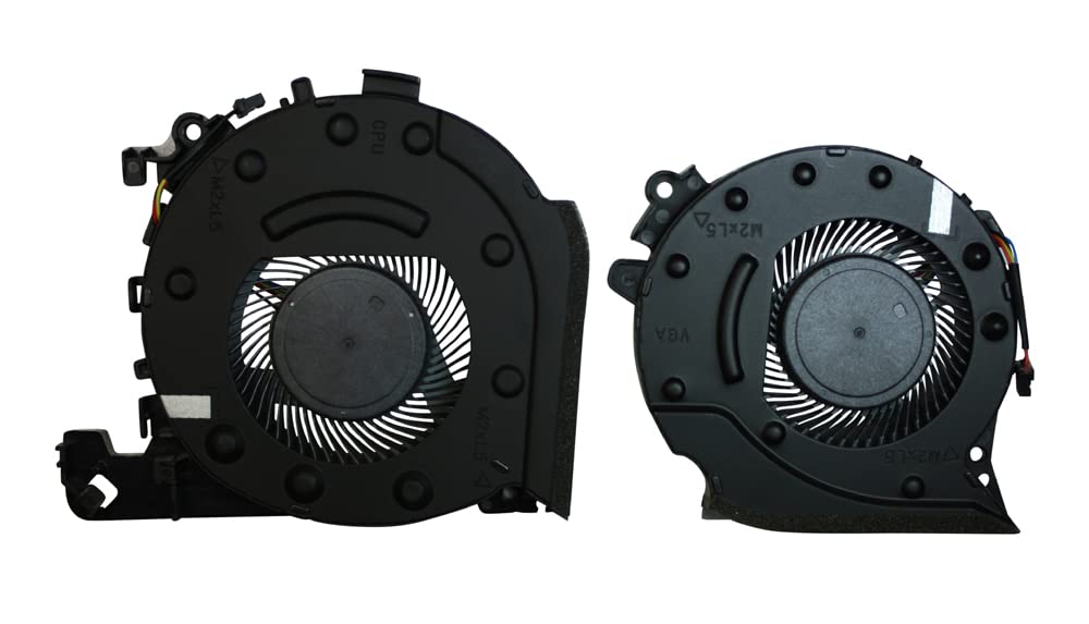 HP Pavilion 15-cx0013TX Replacement Laptop Cooling Fan (2-Pack) - High Performance Quiet Fan for HP Pavilion 15 Series | Perfect for Gaming, Work & Overheating Prevention