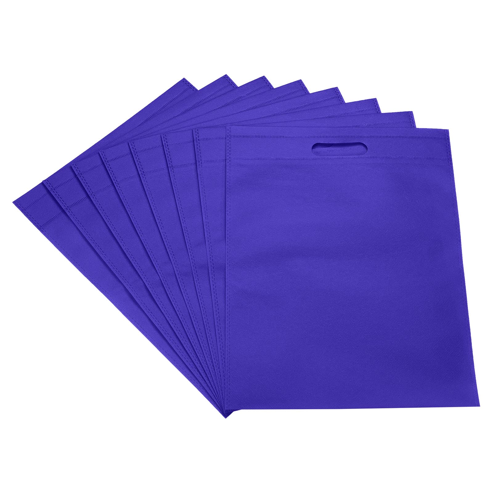 PATIKIL Nonwoven Reusable Tote Bags with Handles - Eco-Friendly Shopping Bags for Groceries, Beach, Wedding Favors & Party Giveaways
