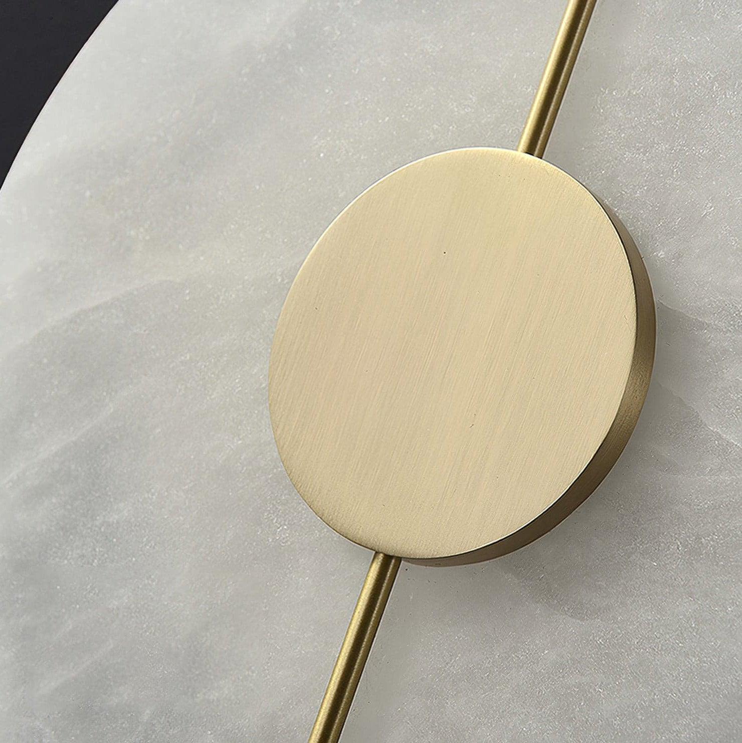 Elegant Alabaster Wall Lamp - Handcrafted Modern Sconce for Bedroom, Living Room & Hallway Lighting | Dimmable LED Fixture