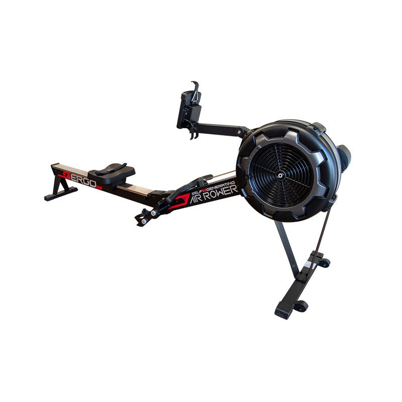 Ergo6.3 Self-Generating Air Rower - Premium Home Rowing Machine for Full-Body Workout - Perfect for Home Gym, Cardio Training & Weight Loss