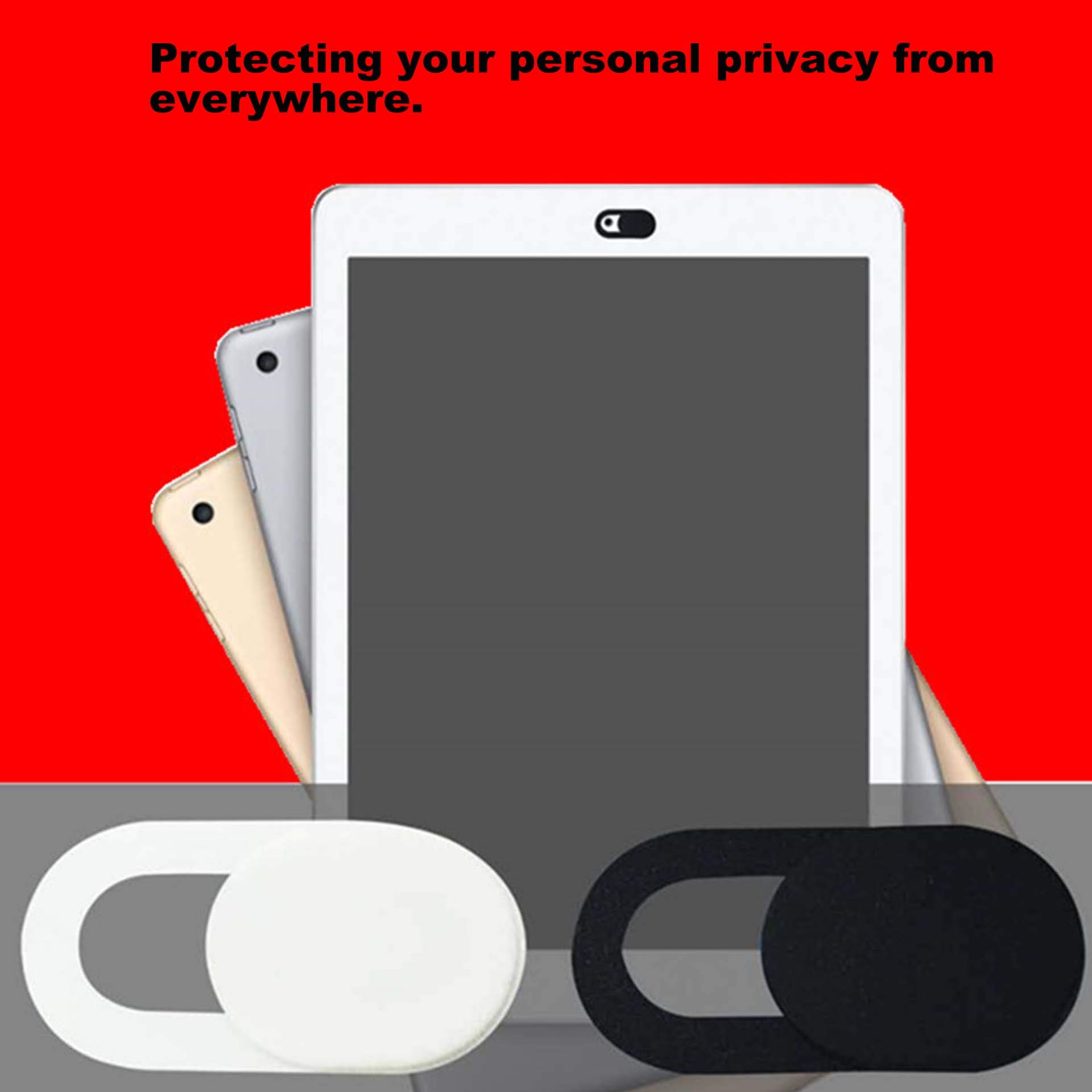 12 Pack Webcam Cover Slide - Ultra Thin Privacy Protector for Laptop, PC, Mac - Home & Office Use