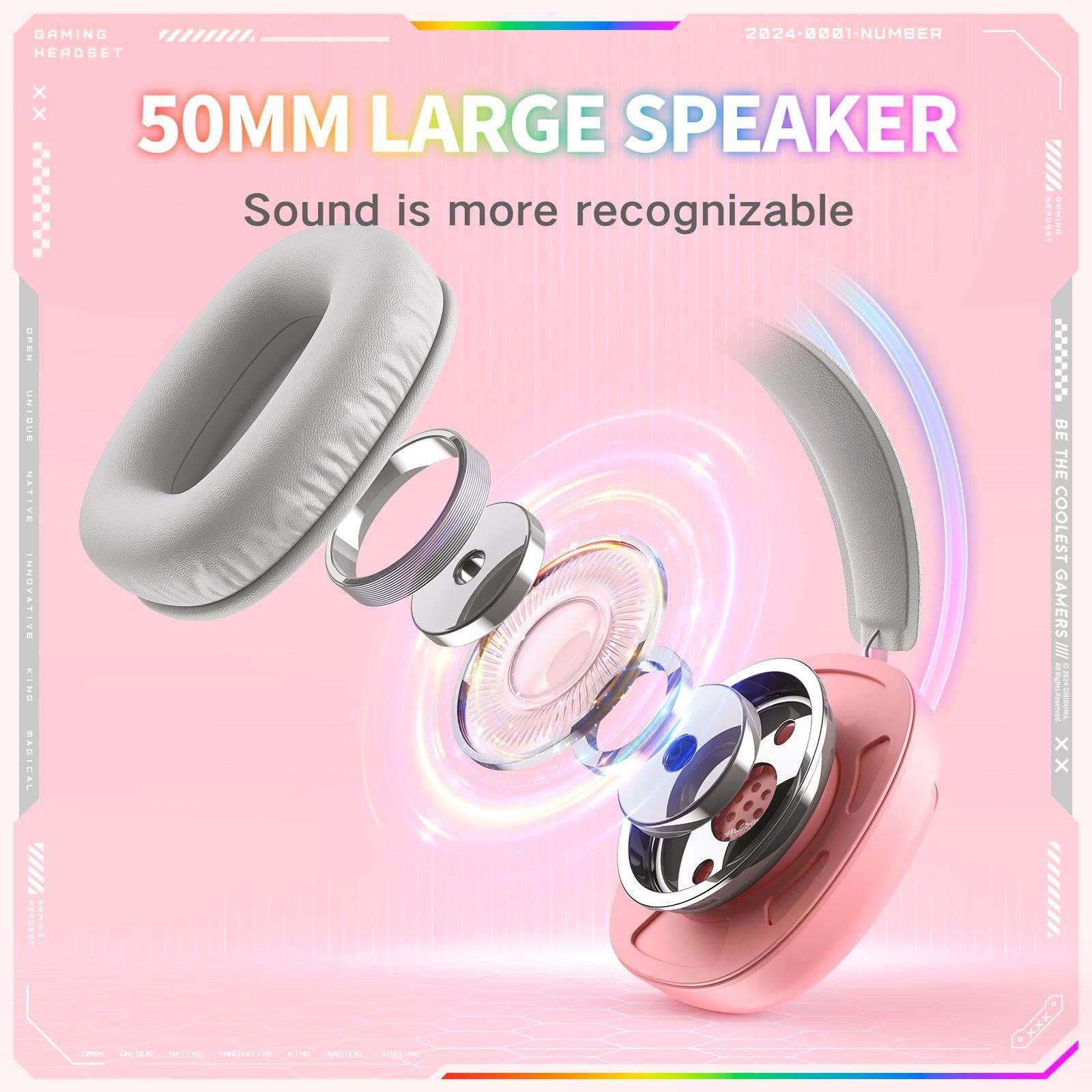 ONIKUMA X33 Gaming Headset with Microphone - Wired USB/3.5mm Noise Cancelling Headphones for PC, PS4, PS5, Xbox, Switch, Mobile - Comfortable Over-Ear Design for Long Gaming Sessions, Streaming & Online Classes