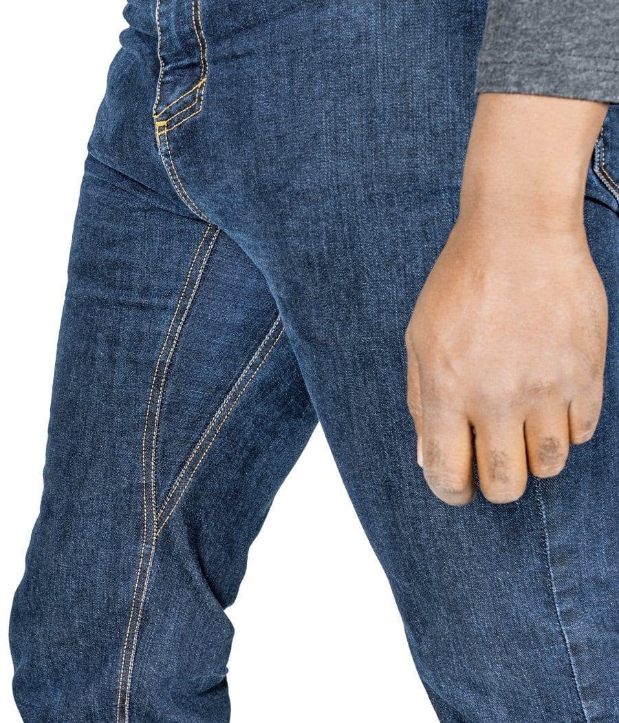 Asset Tactical Jeans for Men - Durable Military Work Pants with Stretch & Utility Pockets | Perfect for Outdoor, Hiking, Work & Tactical Operations