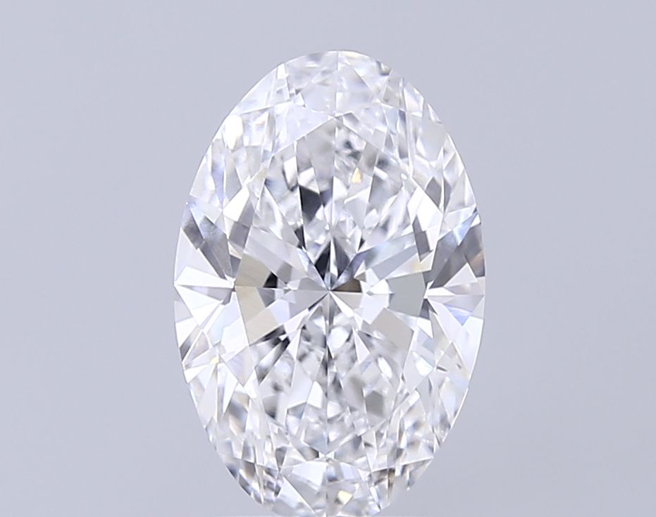 3 Carat D Color VVS2 Clarity Oval Lab-Grown Diamond - Perfect for Engagement Rings & Luxury Jewelry