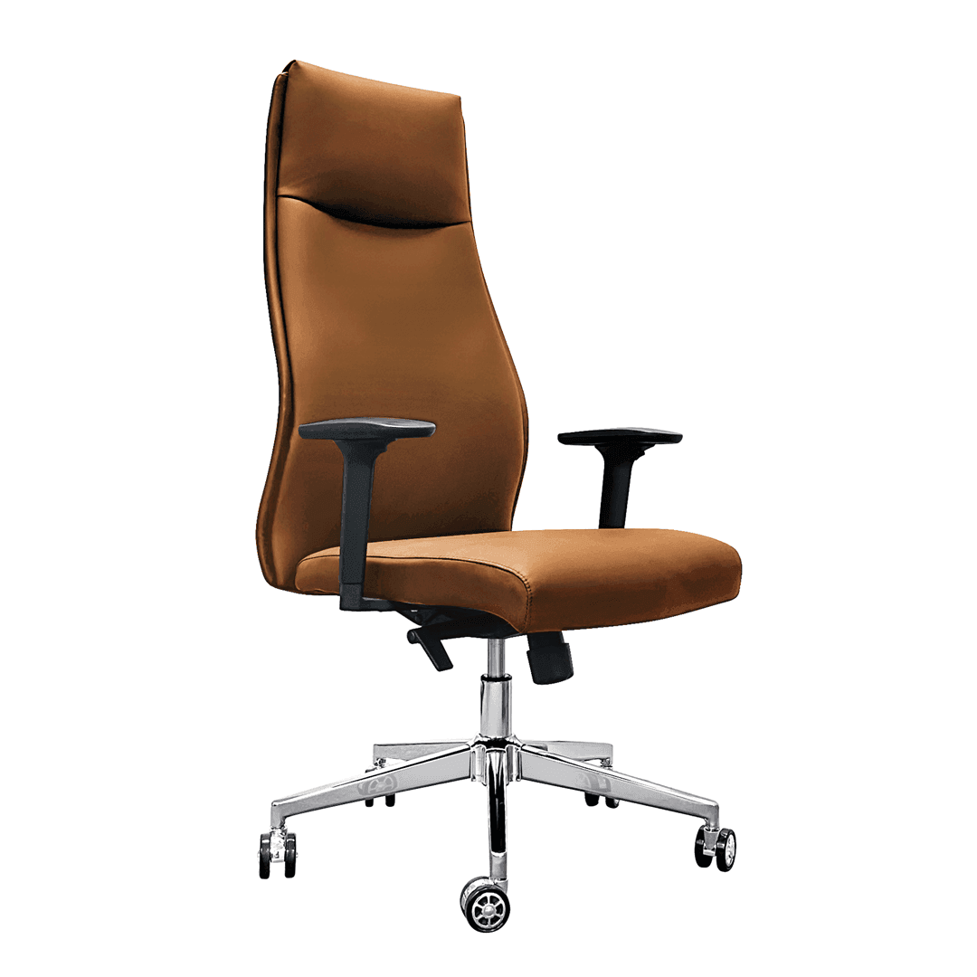Premium Marty Faux Leather Office Chair - Ergonomic Executive Desk Chair with Adjustable Height & Swivel - Perfect for Home Office, Gaming & Workspace