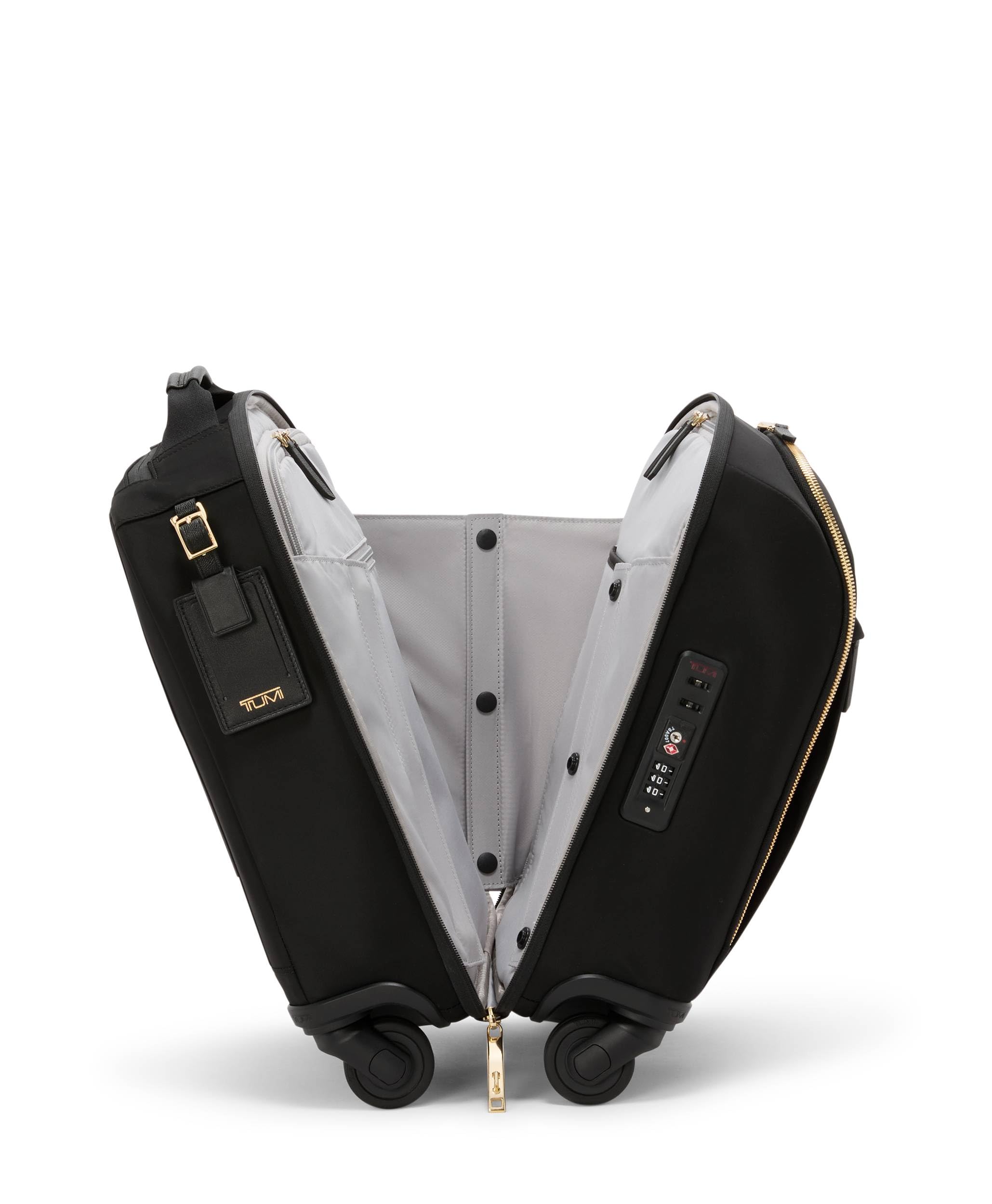 TUMI Voyageur Leger 4 Wheel Carry-On Luggage - Lightweight Spinner Suitcase for Women, 16