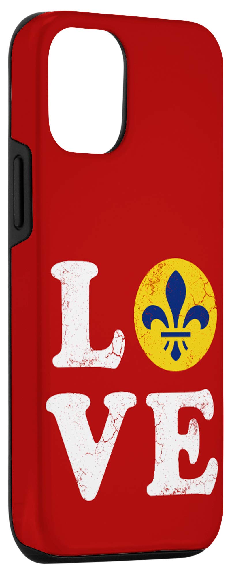 Vintage St. Louis Flag iPhone 12/12 Pro Case - Distressed Missouri State Design, Durable Protective Cover for Everyday Use, Travel & Showcasing Local Pride