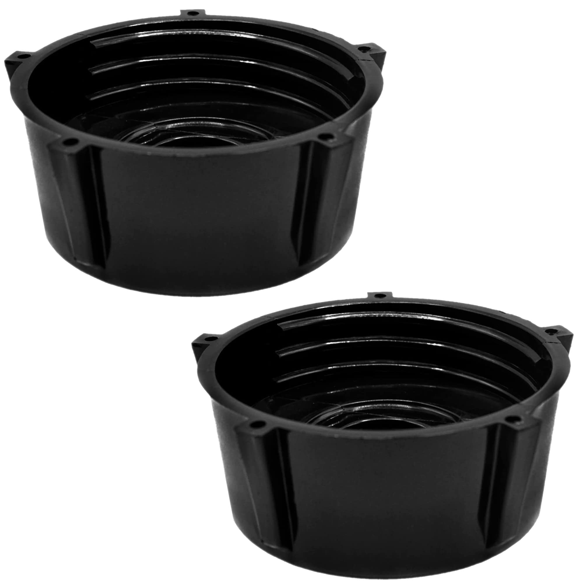 HQRP 2-Pack Replacement Blender Jar Base Caps - Compatible with Oster 148381, 126450 & 015132 Series Osterizer Blenders - Durable Bottom Cover for Smoothie Making & Food Processing