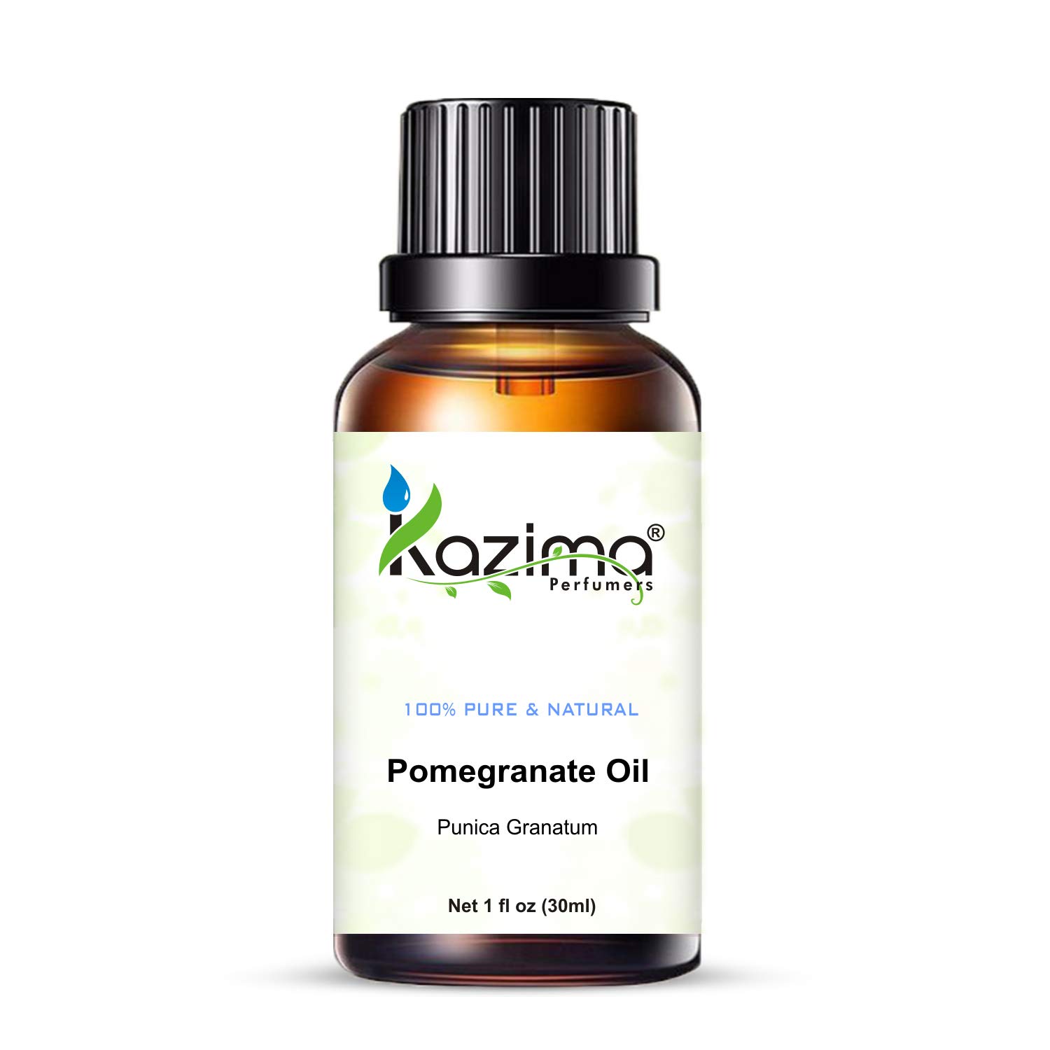 KAZIMA 100% Pure Pomegranate Essential Oil - Natural & Undiluted for Skin Care, Hair Growth & Aromatherapy, 30ml | Perfect for DIY Beauty Recipes, Massage & Relaxation