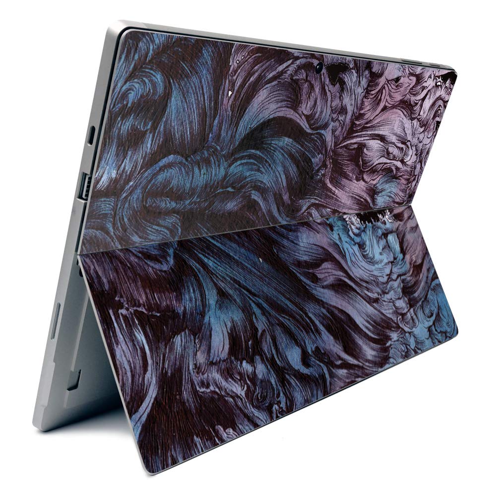 Premium Carbon Fiber Skin for Microsoft Surface Pro 7 - Durable Angry Ripple Design | Textured Protective Cover | Easy Application & Removal | Made in USA | Perfect for Work, Travel & School Protection