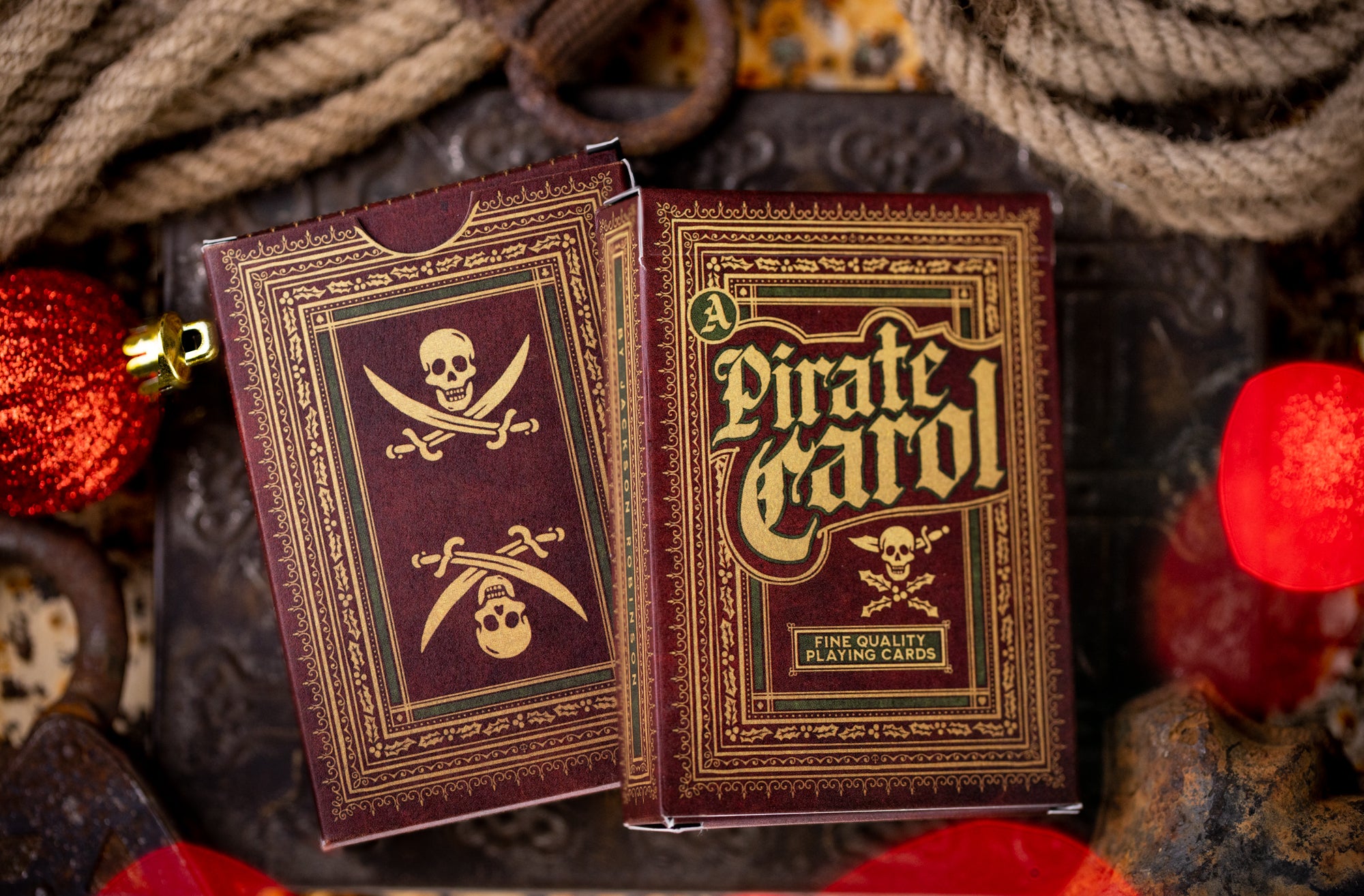 Premium Pirate Carol Luxury Playing Cards - Elegant Deck for Poker, Magic Tricks & Collectors - Perfect for Game Nights, Gifts & Themed Parties