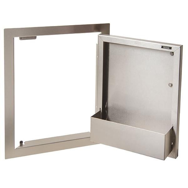 Artisan 26 Inch Interior Door Storage Bin - White Wooden Cabinet Organizer for Bathroom, Kitchen, or Closet Organization - Perfect for Towels, Toiletries, and Cleaning Supplies