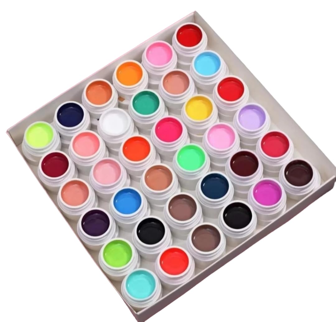 Feelhigh 36 Colors Gel Nail Polish Kit - French Ombre Nail Art Set with Solid Gel Polish for DIY Manicure & Salon Use | Perfect for Home Nail Design, Professional Salon Services, and Gift Giving