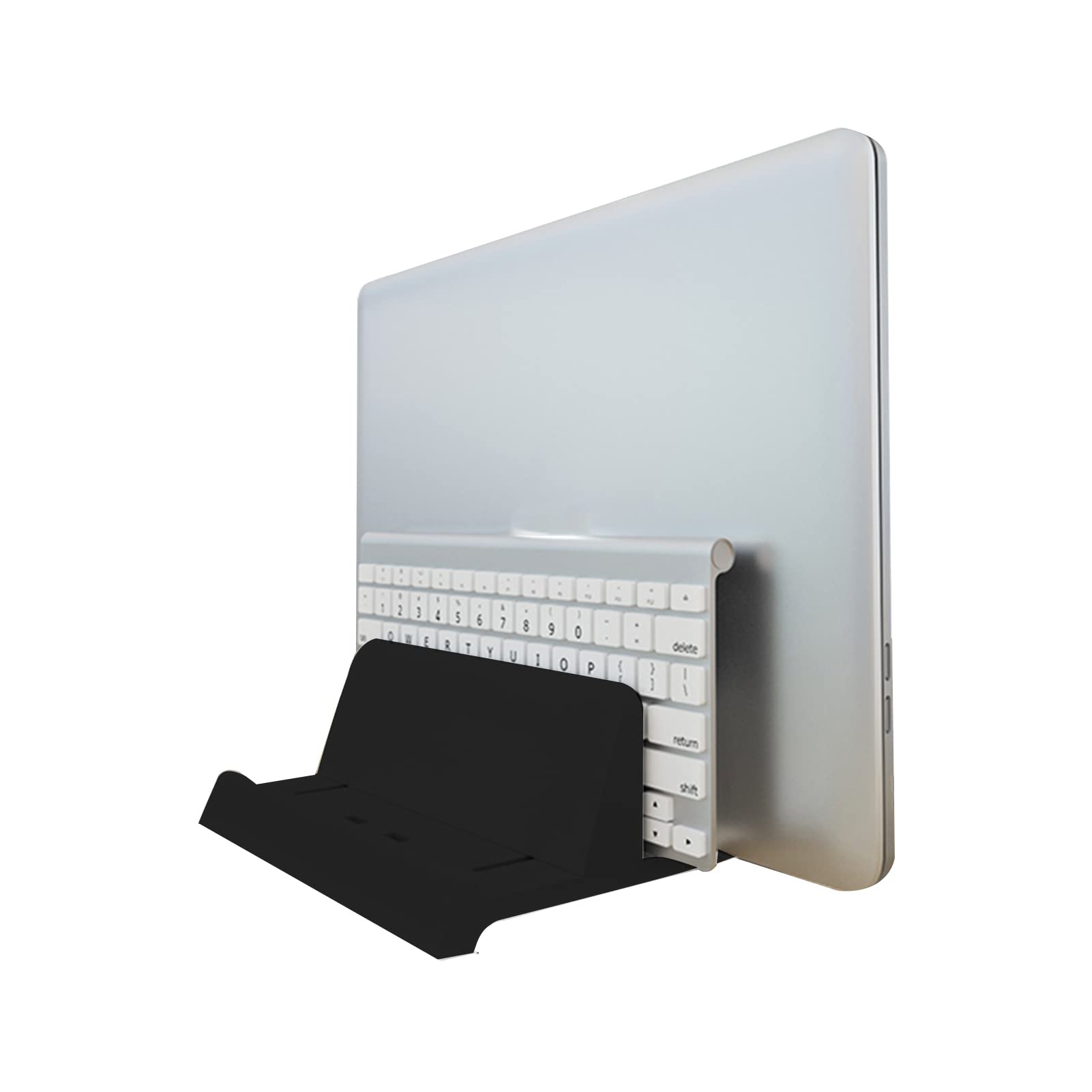 3-Slot Laptop Stand Holder for Desk - Adjustable Ergonomic Computer Riser for Home, Office, School & Library - Perfect for Multi-Monitor Setup and Space Saving Workstation Organization