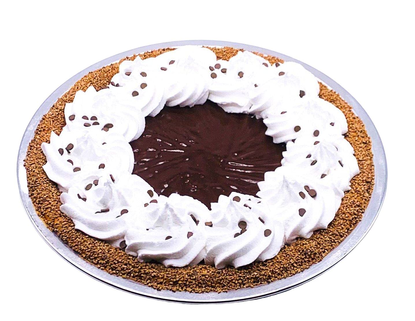 Artificial Cupcakes & Fake Cakes for Display - Realistic Faux Cake Decorations - Home & Kitchen Fake Desserts - Chocolate Cream Pie Display - Perfect for Wedding Centerpieces, Bakery Displays & Home Decor