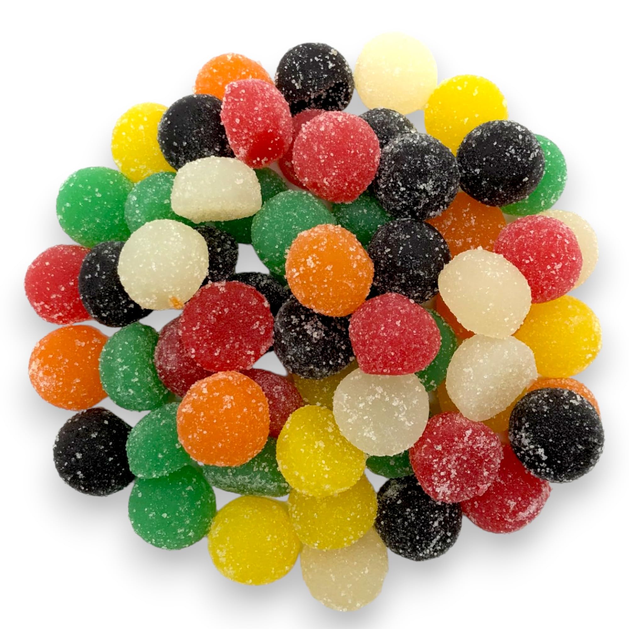 Authentic Old-Fashioned Large Gumdrops Candy - 1.5 lbs (24 oz) Bulk Gummy Candy - Classic Soft & Chewy Gum Drops for Baking, Party Favors, Holiday Treats & Gift Baskets