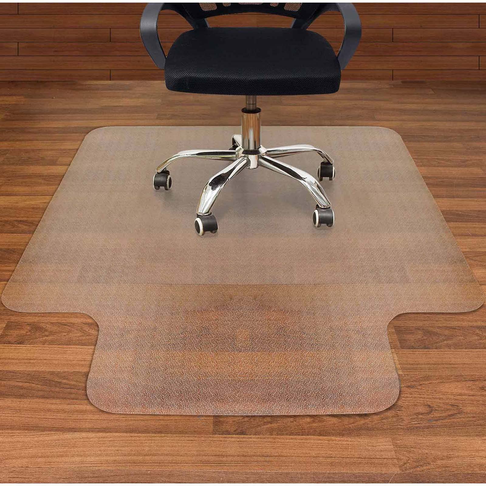 45 x 53 Inch Hardwood Floor Chair Mat for Office - Non-Slip Desk Chair Mat for Hard Floors, Easy Glide Rolling Chair Mat, No Curl (Perfect for Home Office, Computer Desks & Conference Rooms)