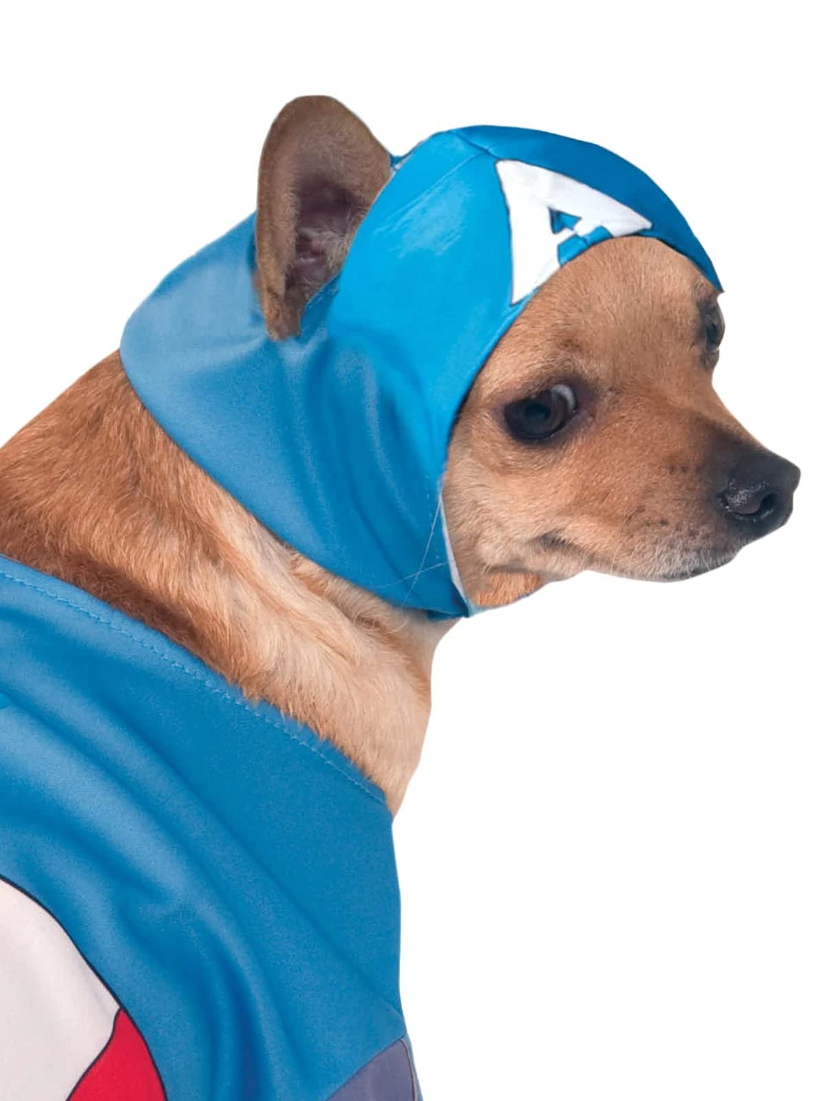 Marvel Universe Captain America Pet Costume for Small Dogs - Superhero Halloween & Cosplay Outfit for Pets