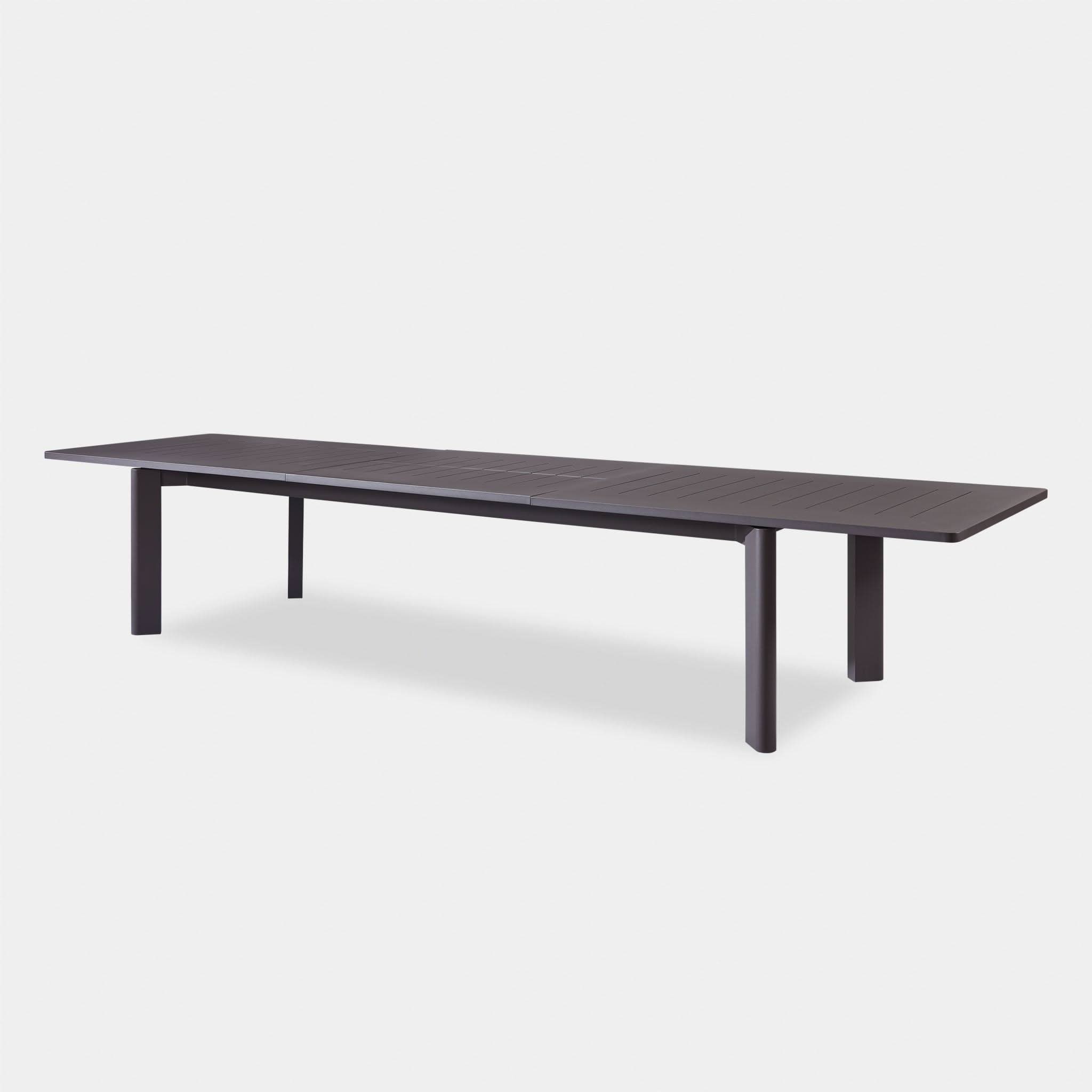 Byron Aluminum Extendable Dining Table - Modern & Durable for Indoor/Outdoor Use | Perfect for Patio, Garden, or Small Space Dining