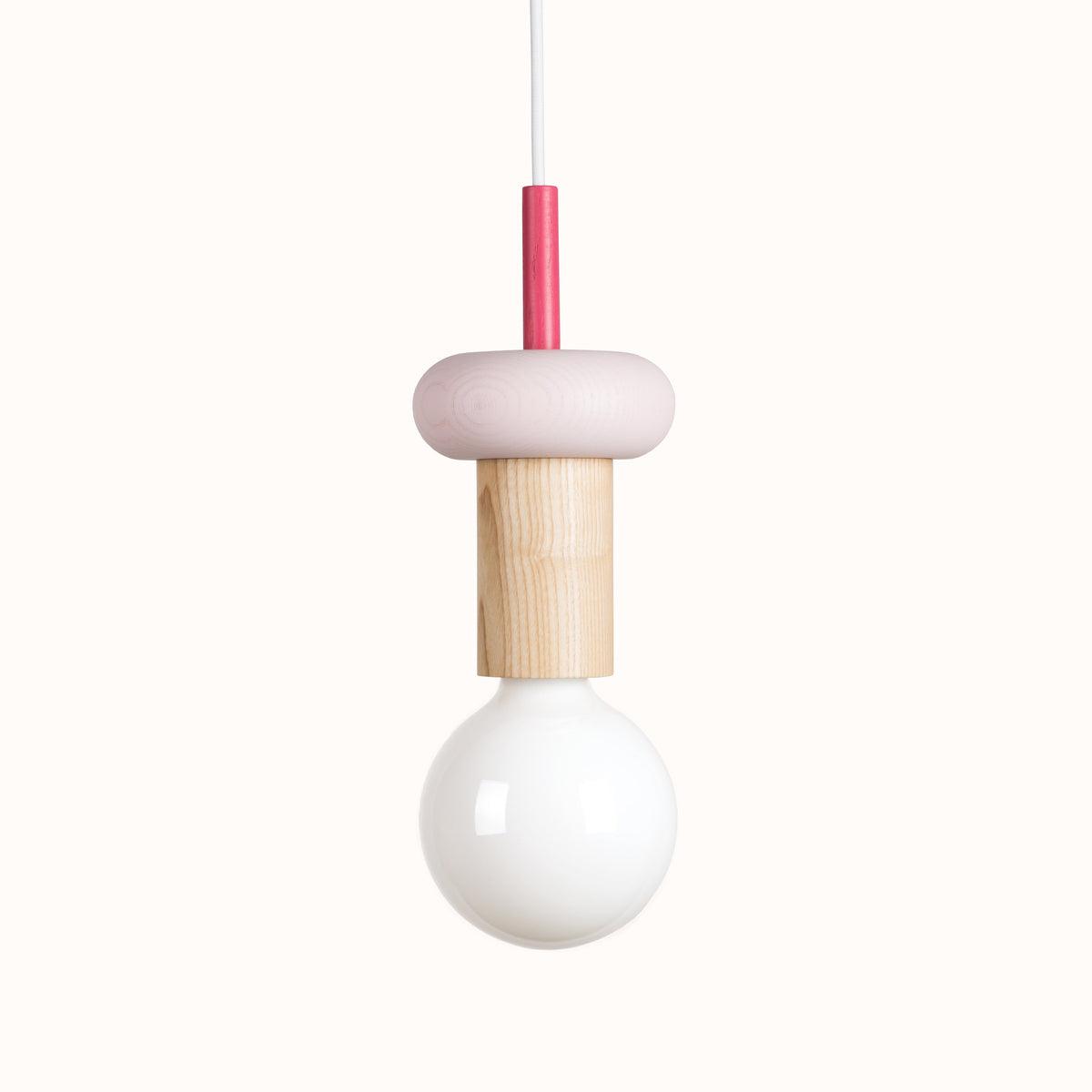Modern Geometric Building Blocks Pendant Lamp - Handmade Wooden Hanging Light Fixture for Dining Room, Kitchen Island, Living Room & Bedroom Decor