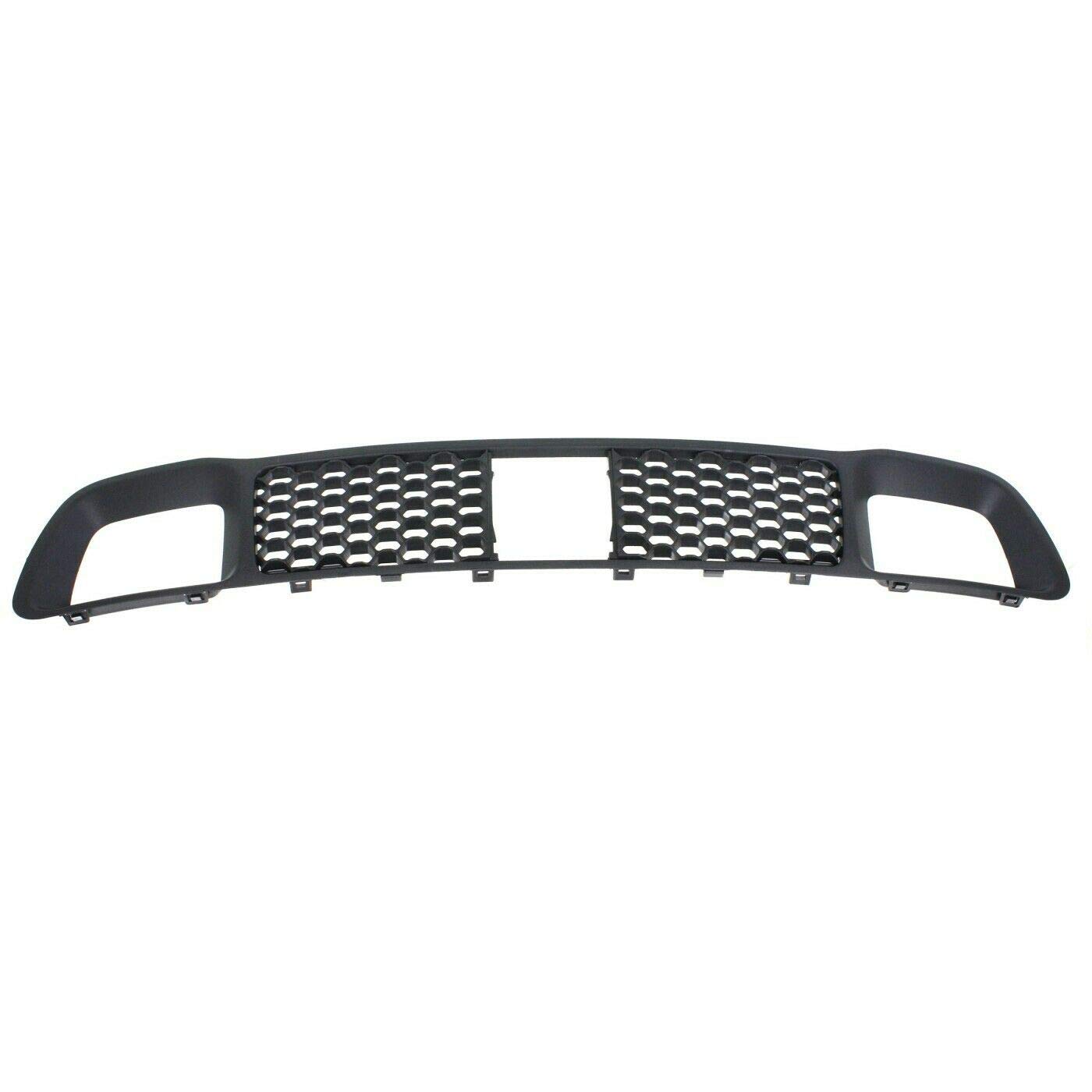 YiZheng Bumper Grille Center - Textured Gray Plastic Replacement Part 68143102AC CH1036124 | Perfect for Jeep Wrangler & Cherokee Off-Road Upgrades