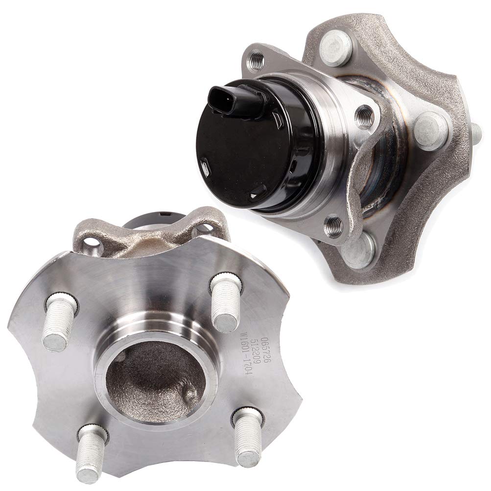 ROADFAR Wheel Bearing and Hub Assembly - Compatible with 2004-2006 Scion xB, 2000-2005 Toyota Echo Rear - Replacement Part 512209 (Set of 2) - Perfect for Smooth Ride and Vehicle Maintenance