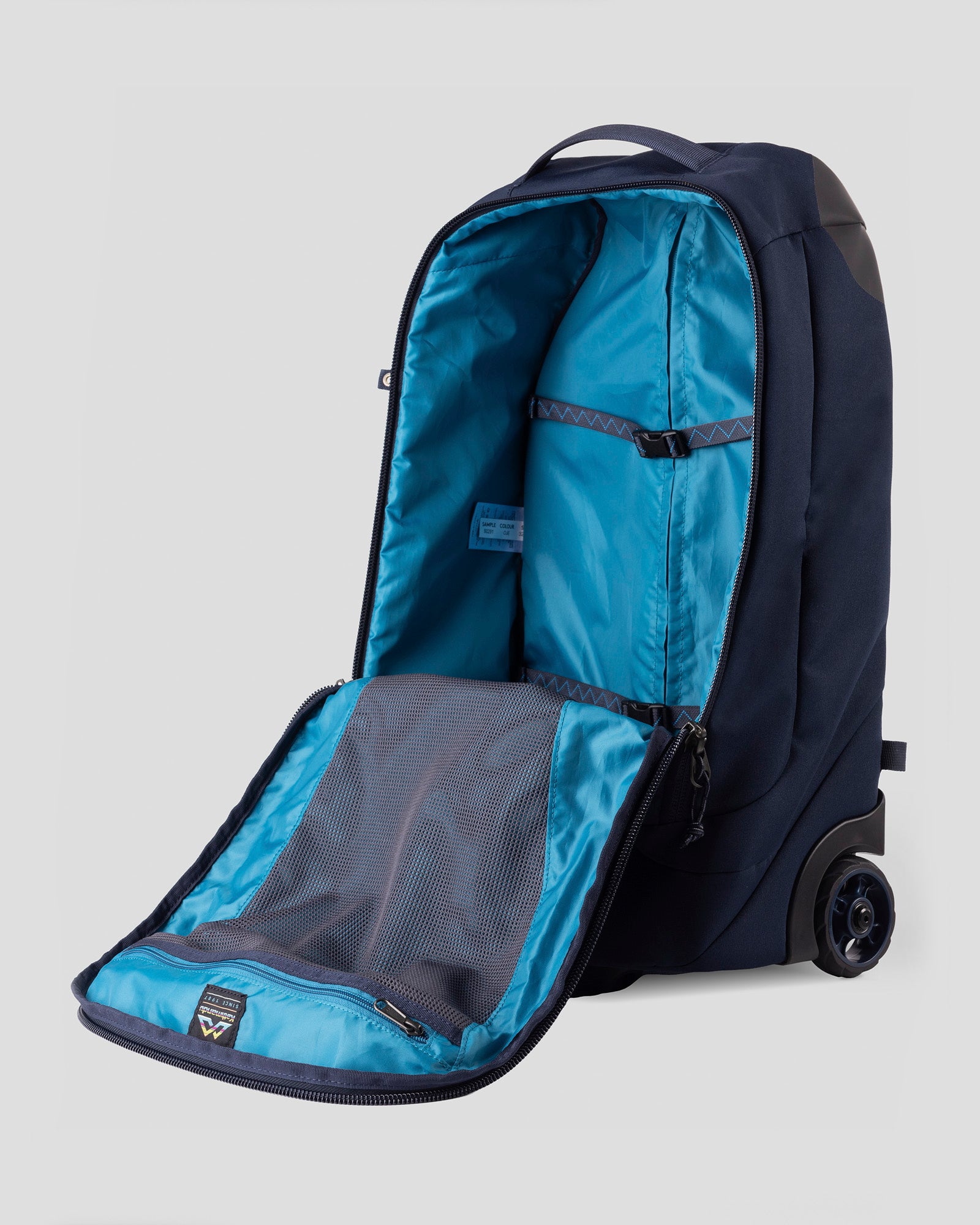 Hybrid Trolley V3 32L Backpack - Waterproof Travel Laptop Backpack with USB Charging Port for Men & Women - Perfect for Business Trips, Commuting and Outdoor Adventures (Pure Navy Blue)