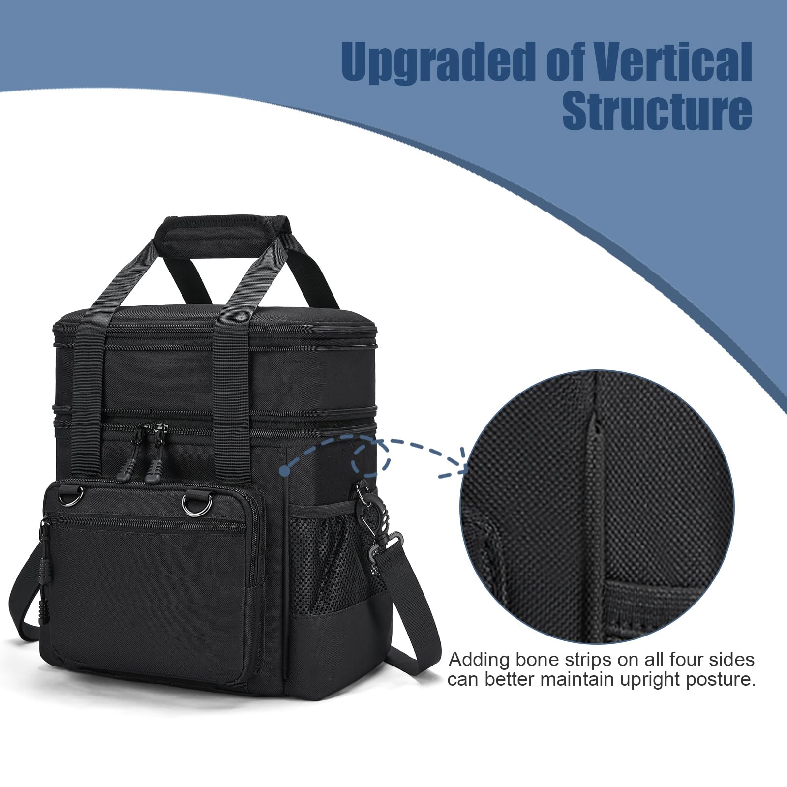 Insulated Lunch Box for Work & Travel - Leakproof Cooler Tote for Adults | Office, Picnic, Beach